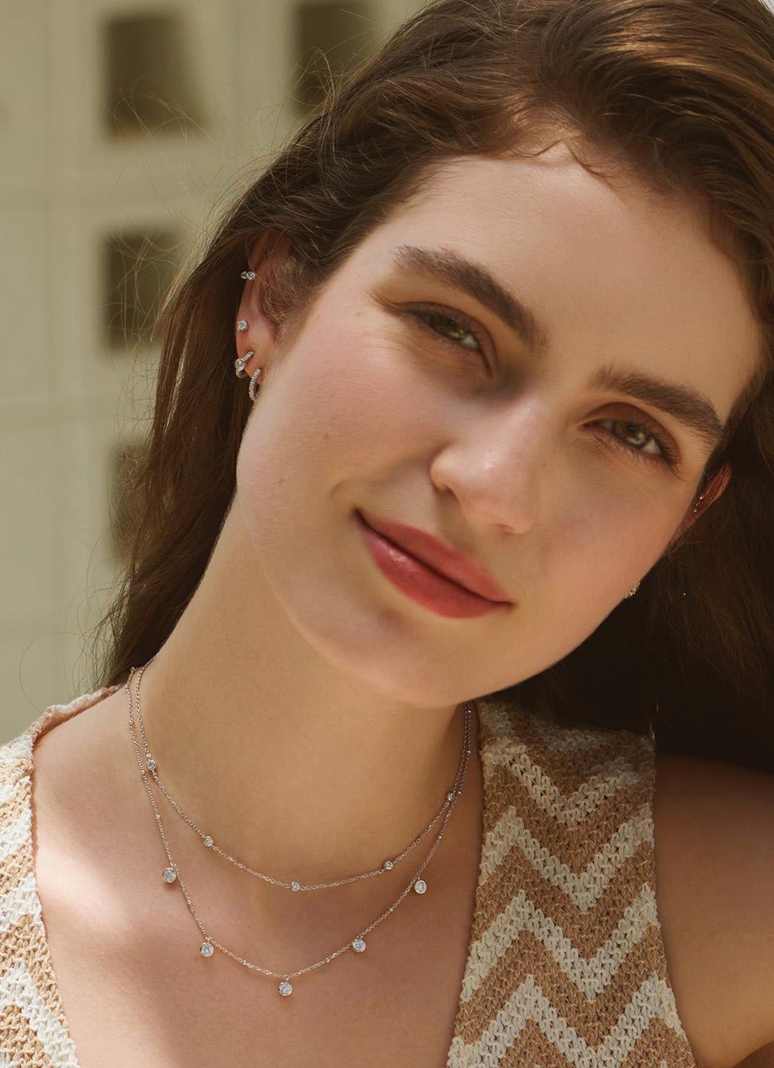 Ania Haie Classic Station ketting S  - voorkant 2 zilver
