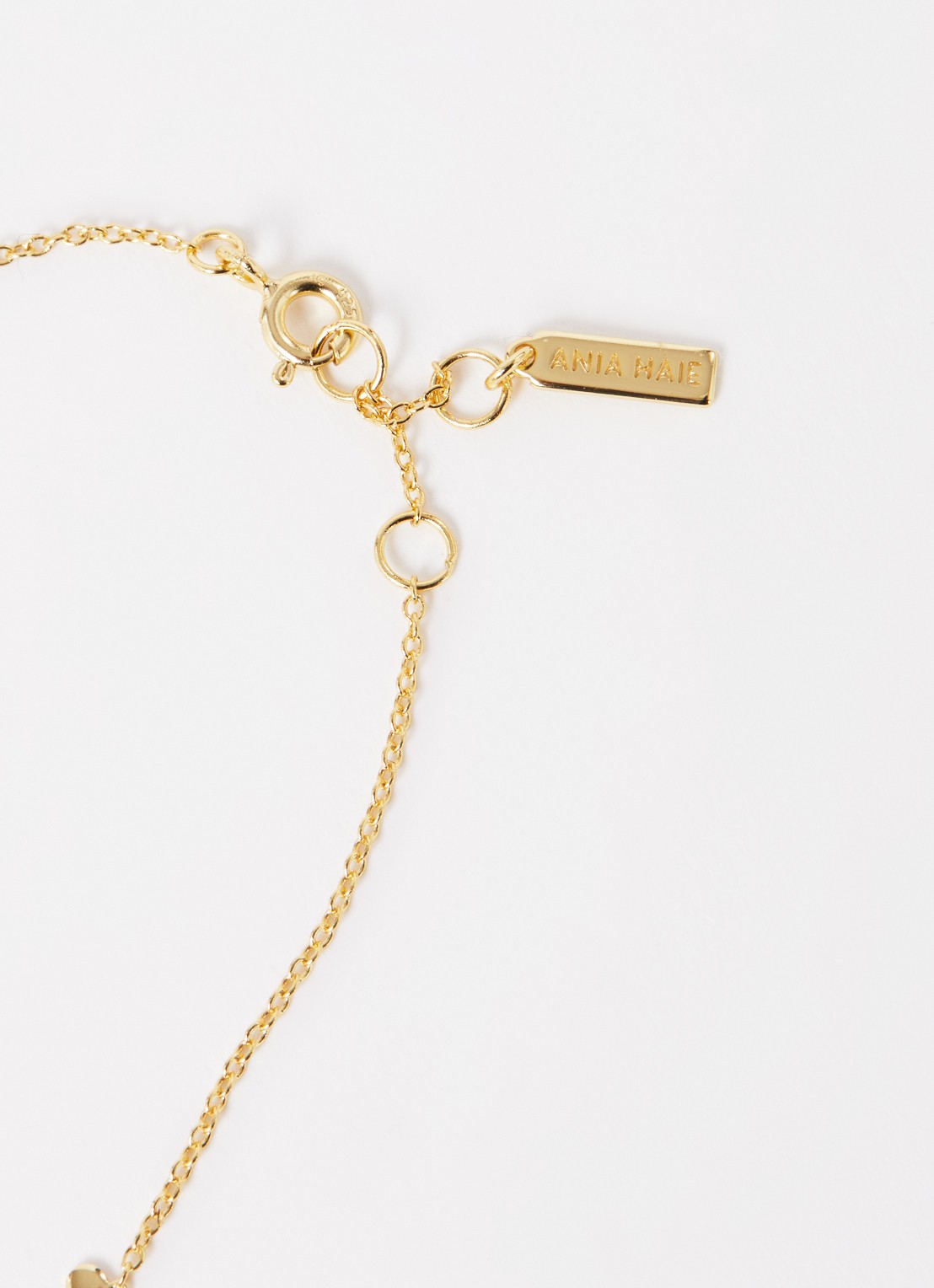 Ania Haie Geometry armband verguld - detail 3 goud