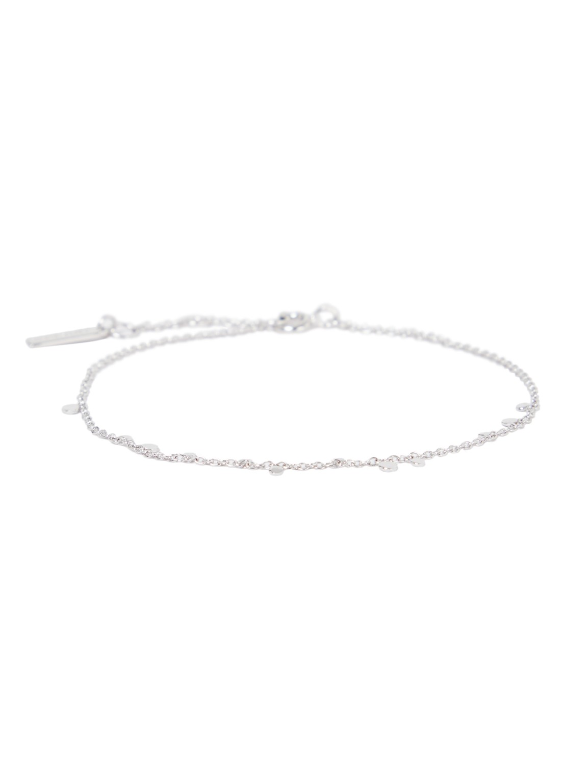 Ania Haie Geometry Mixed Discs armband verguld - voorkant zilver