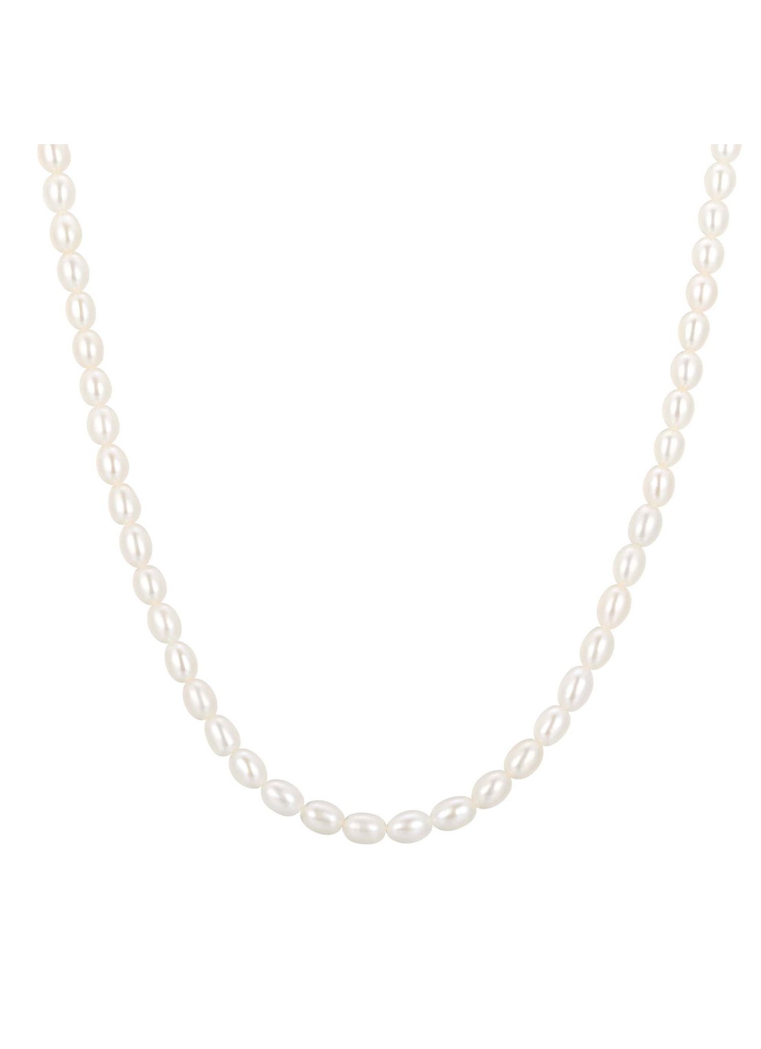 Ania Haie Pearl Beaded ketting S verguld - voorkant goud