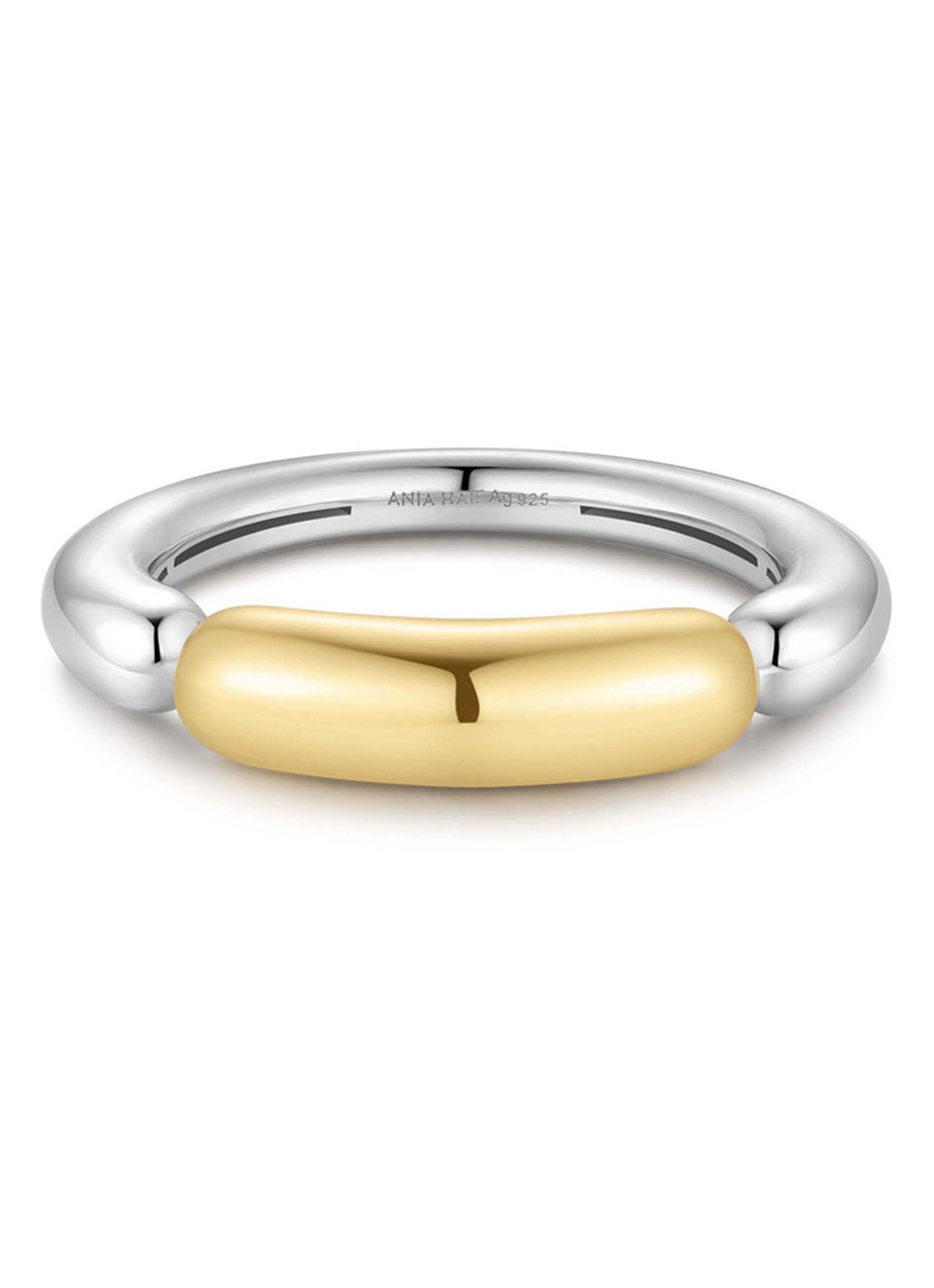 Ania Haie Segmented Puffy ring verguld - voorkant undefined