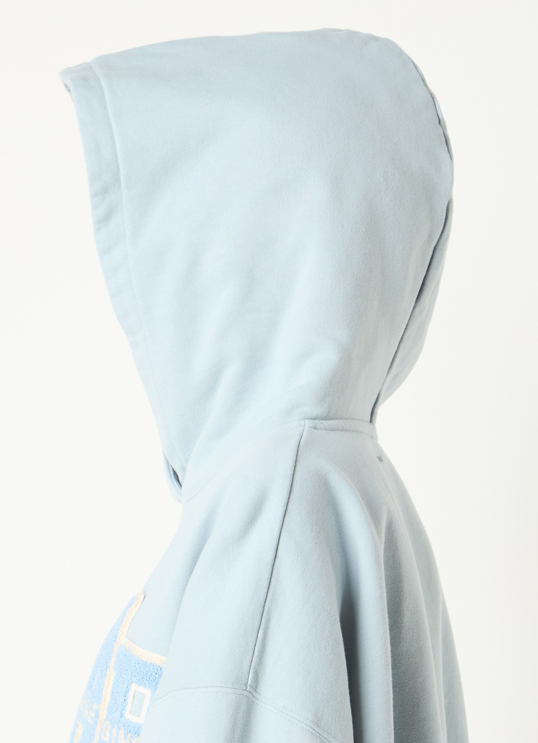 Anine Bing Harvey hoodie met patchwork - detail 3 blauw