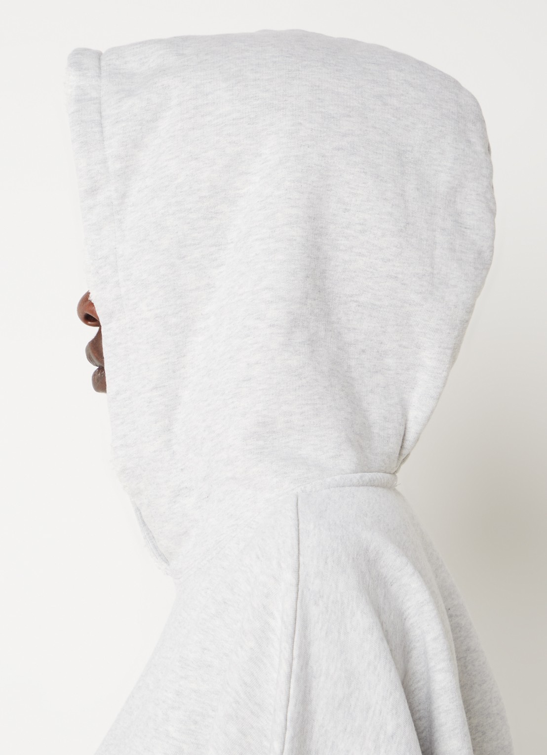 Anine Bing Harvey oversized hoodie met logoprint - detail 5 grijsmele