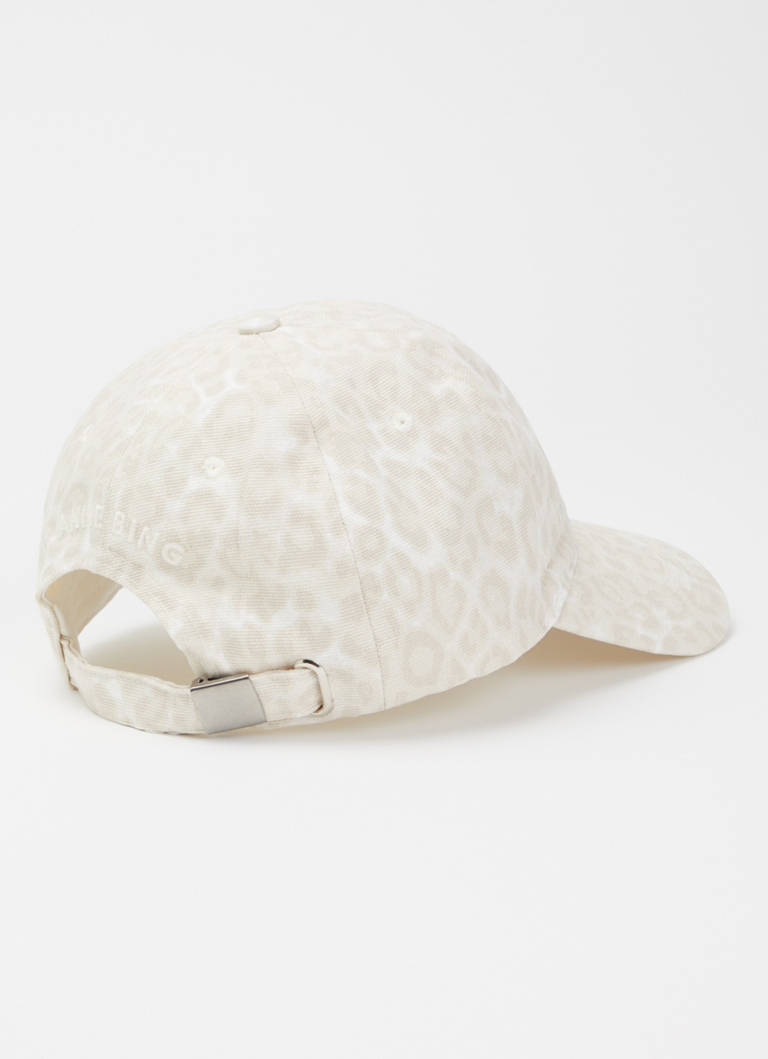 Anine Bing Jeremy pet met panterprint - detail 2 beige