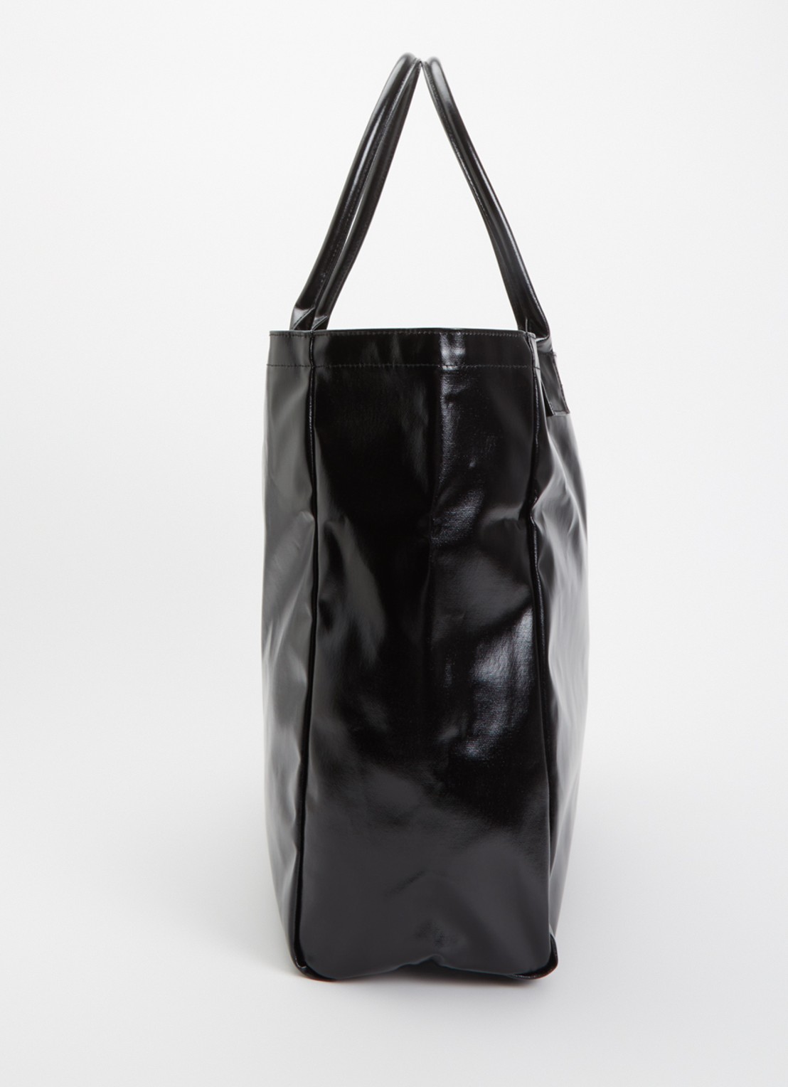 Anine Bing Leo shopper met logo - detail 2 zwart