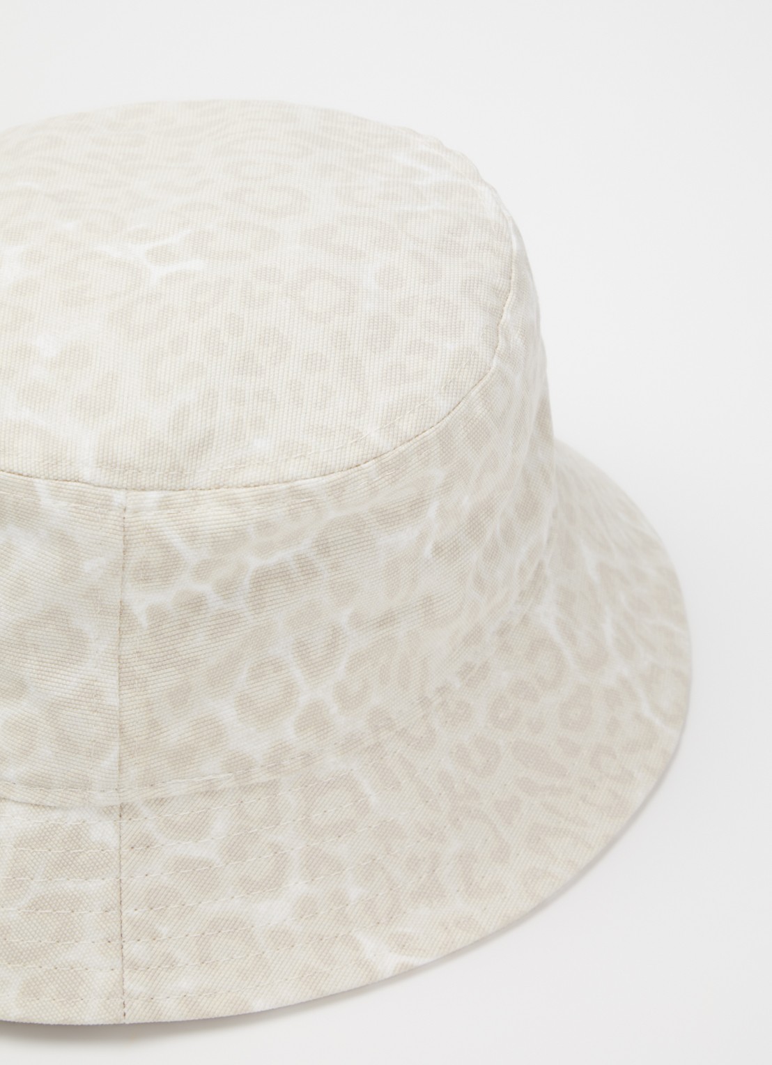Anine Bing Nicks bucket hoed met panterprint - detail beige