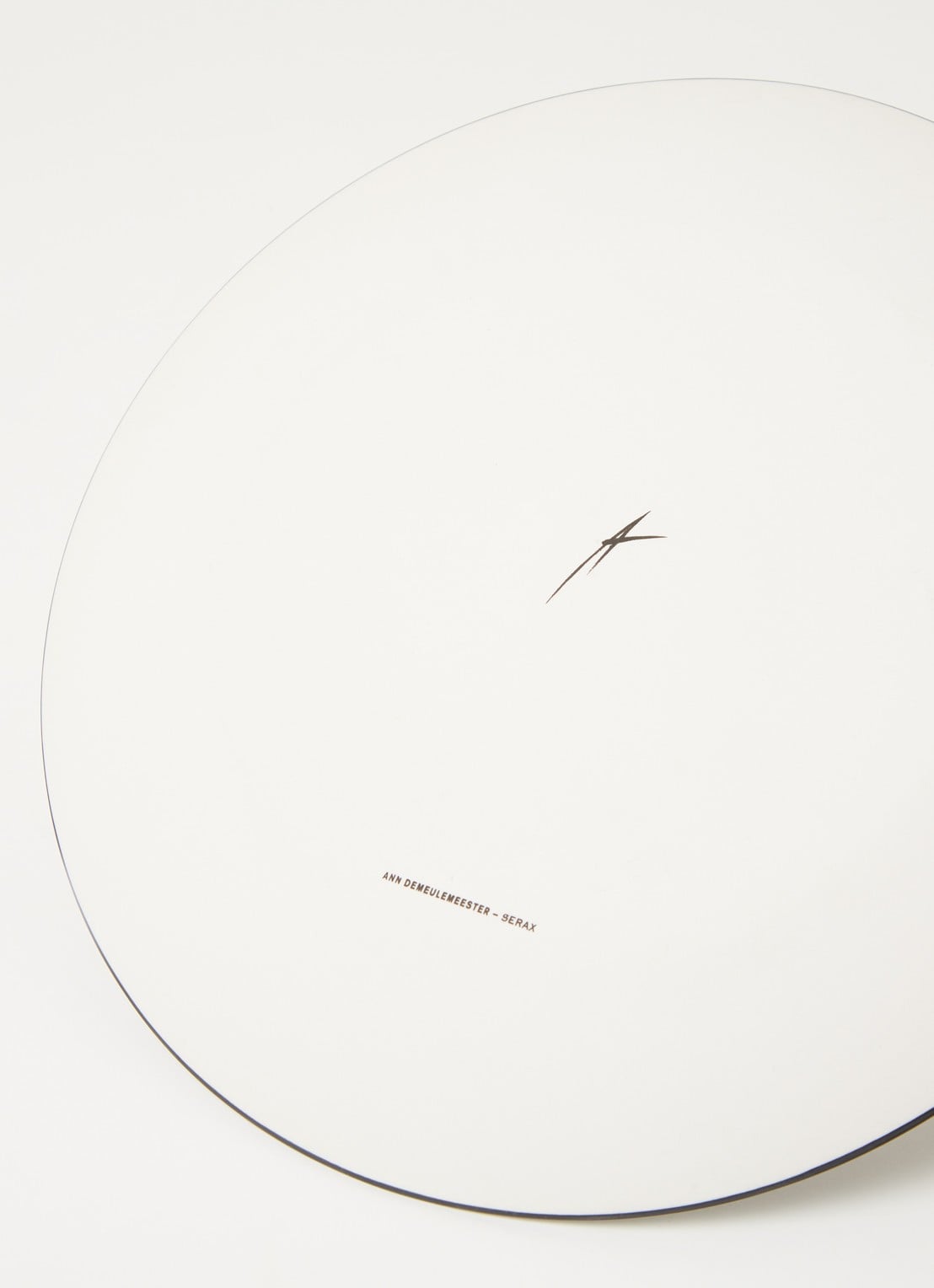 Ann Demeulemeester Dé by Ann Demeulemeester dinerbord 24,5 cm - detail 3 zwart