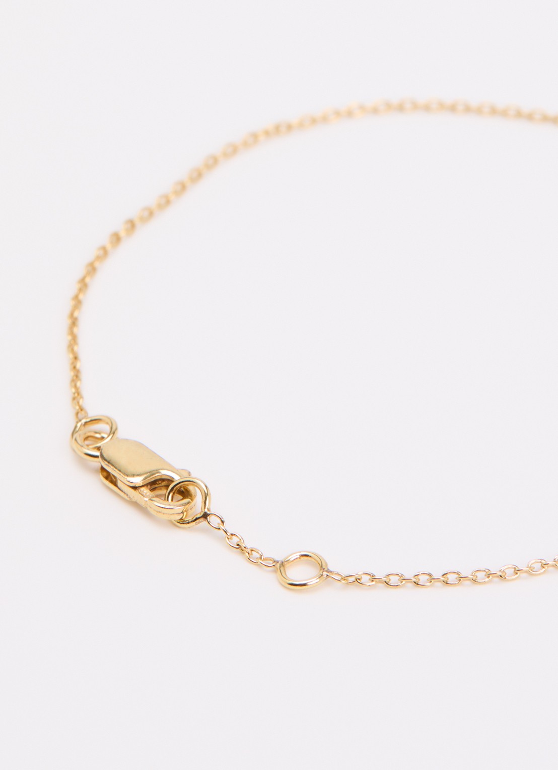 Anna + Nina Anchor armband verguld - detail 2 goud