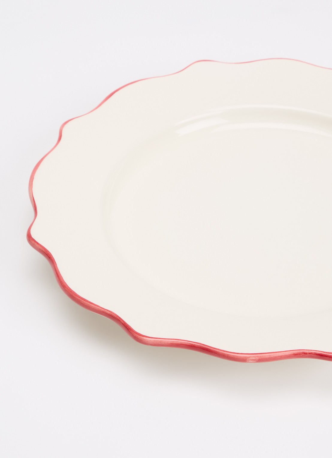 Anna + Nina Carmine dinerbord 26 cm - detail 4 roze