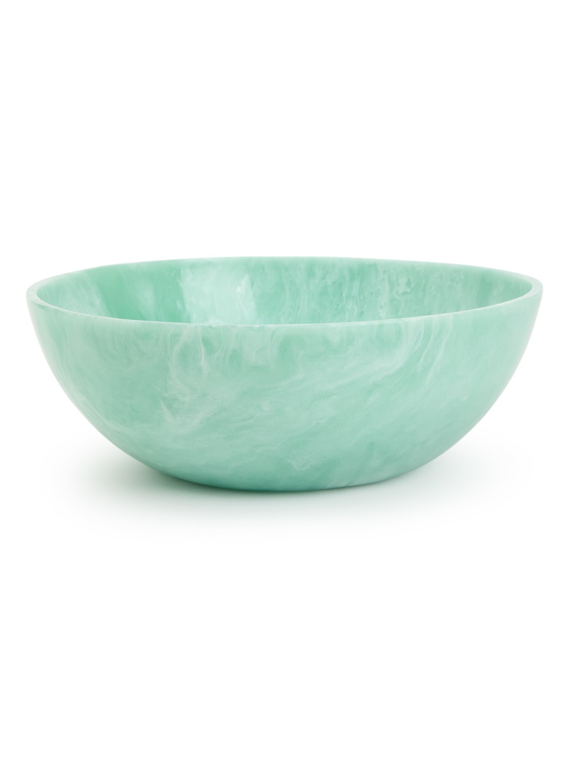 Anna + Nina Coastal saladeschaal 30 cm  - voorkant lichtgroen