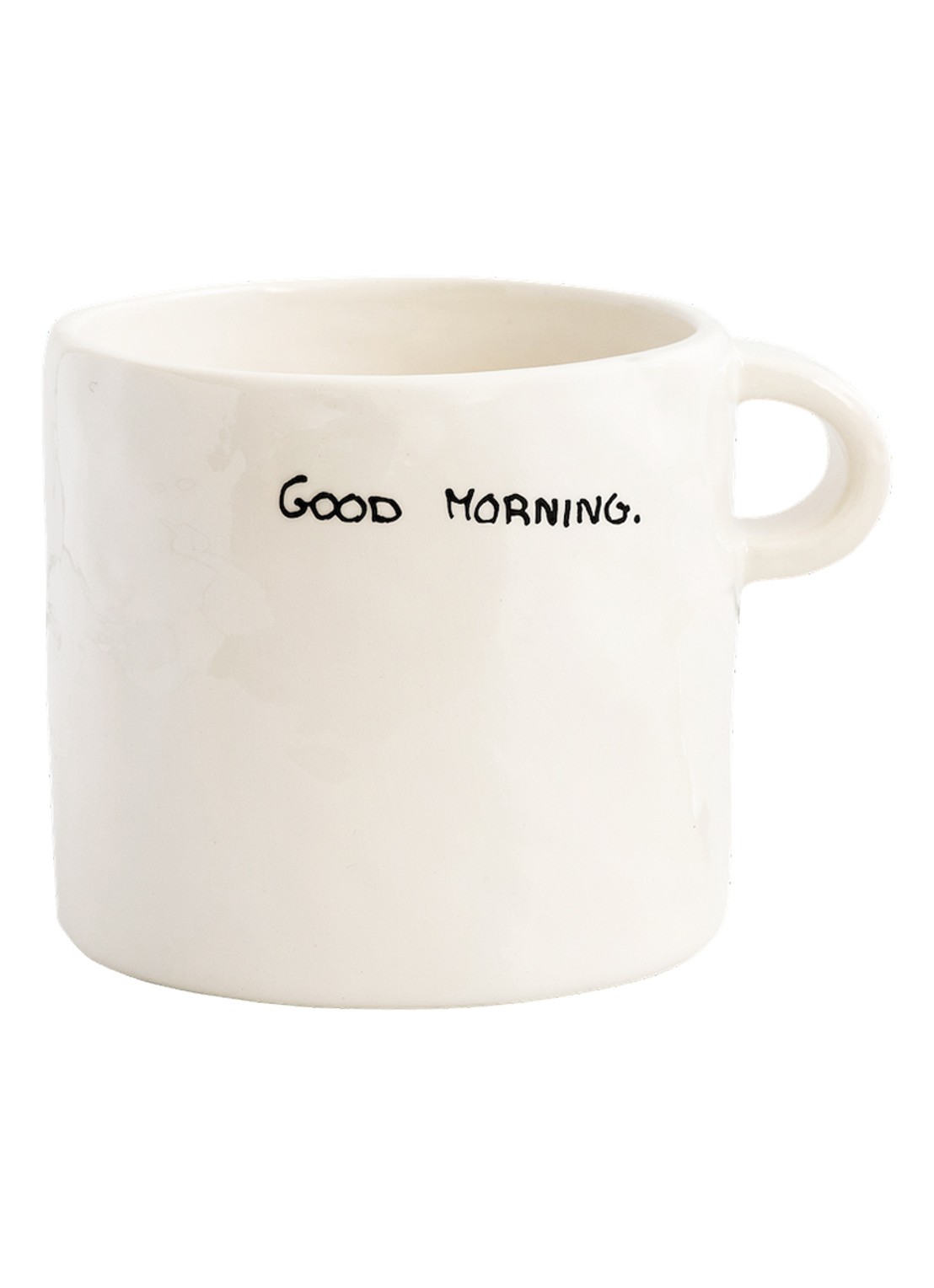 Anna + Nina Good Morning mok 40 cl  - voorkant gebroken wit