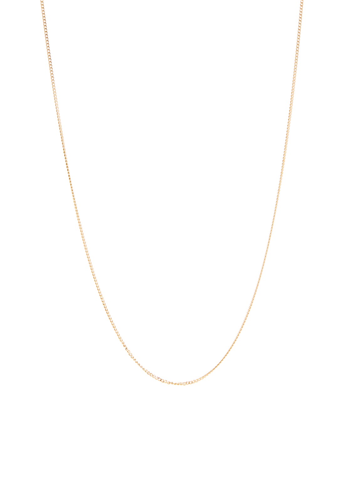 Anna + Nina Gourmet ketting verguld - voorkant 3 goud