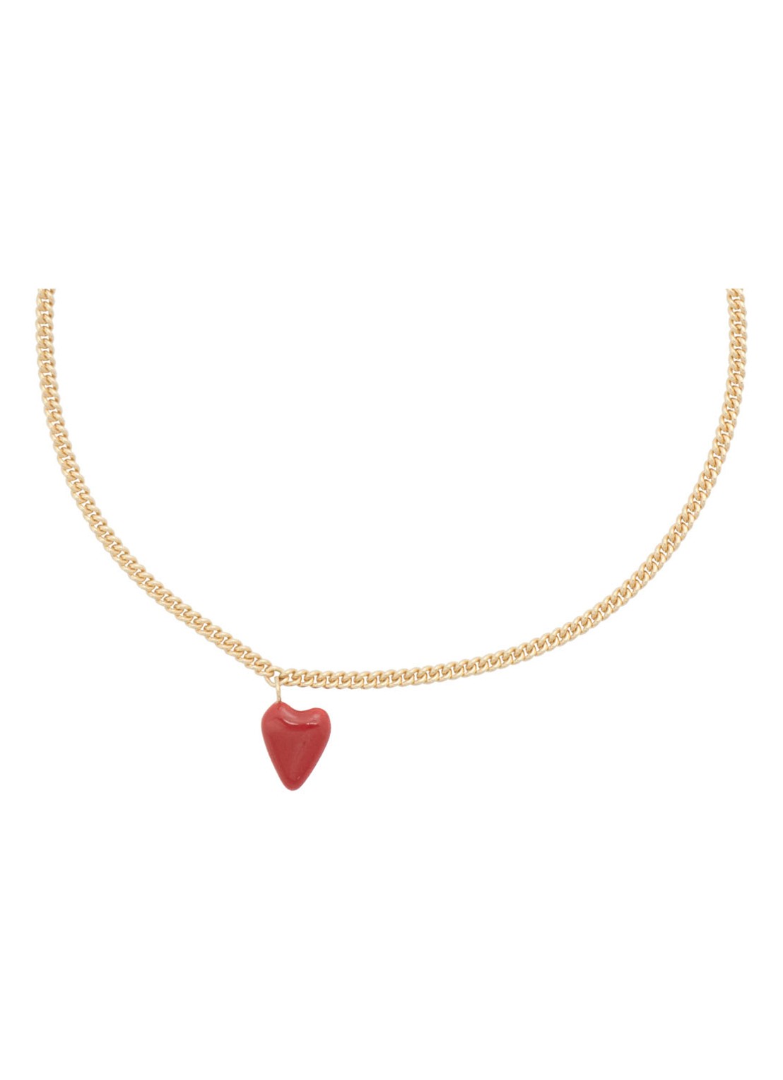 Anna + Nina Heart Beat armband verguld - detail goud