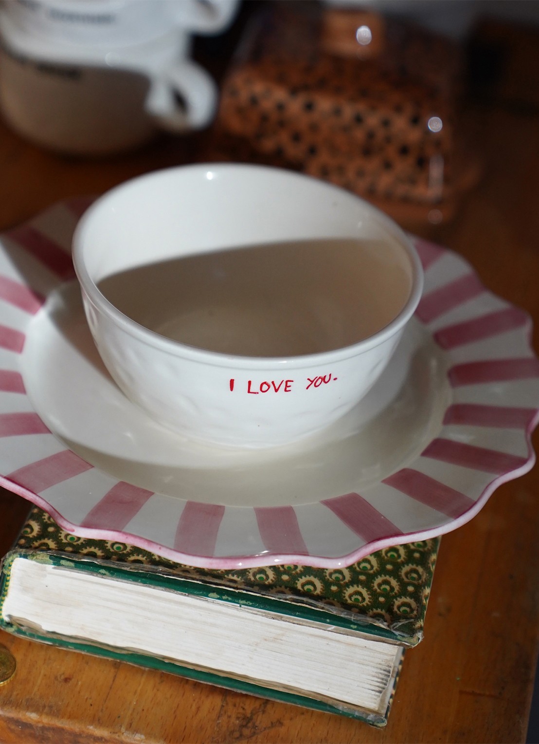 Anna + Nina I Love You Breakfast serviesset 3-delig - detail 4 multicolor