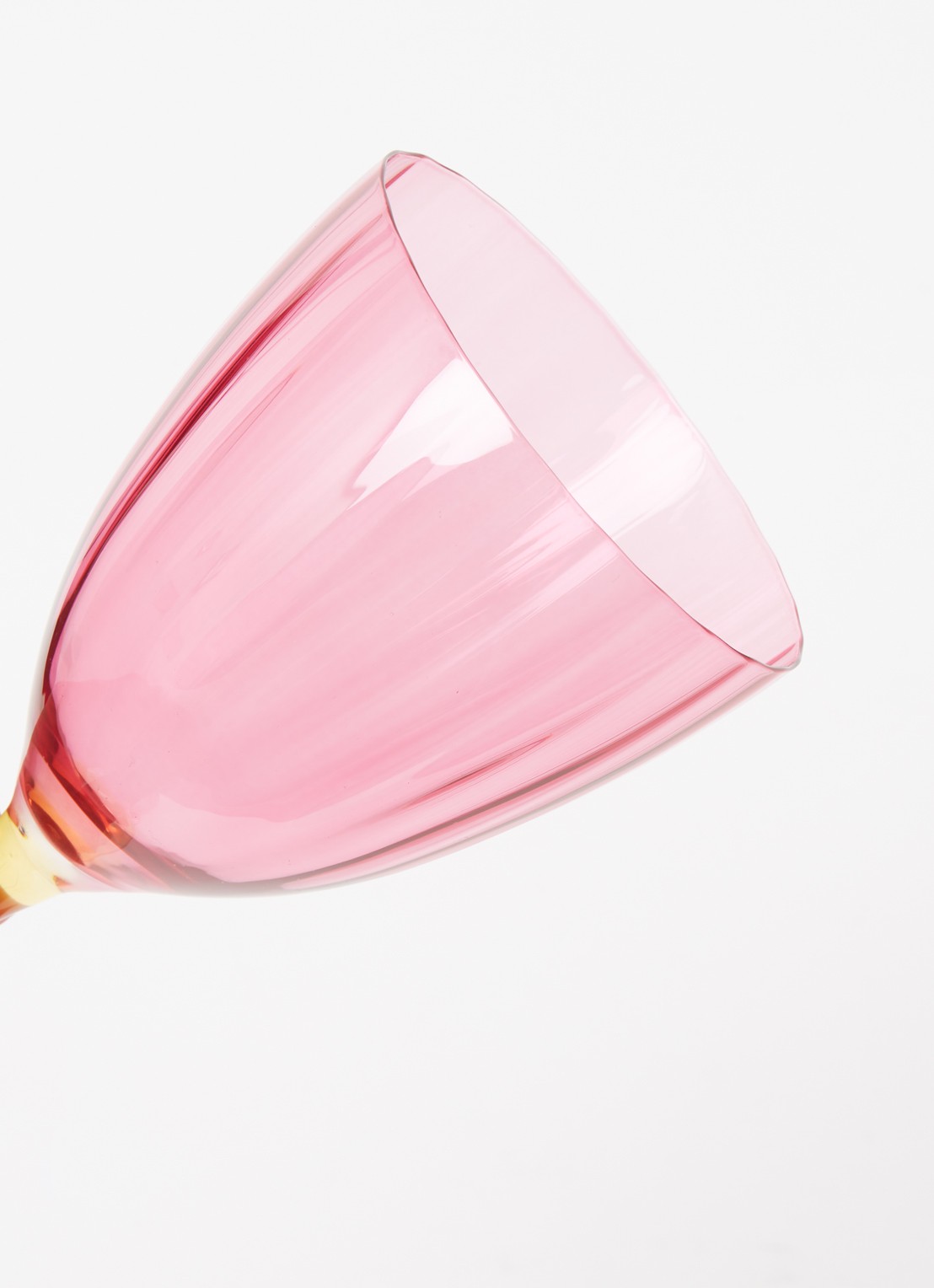 Anna + Nina Jazzy wijnglas 25 cl - detail 3 roze