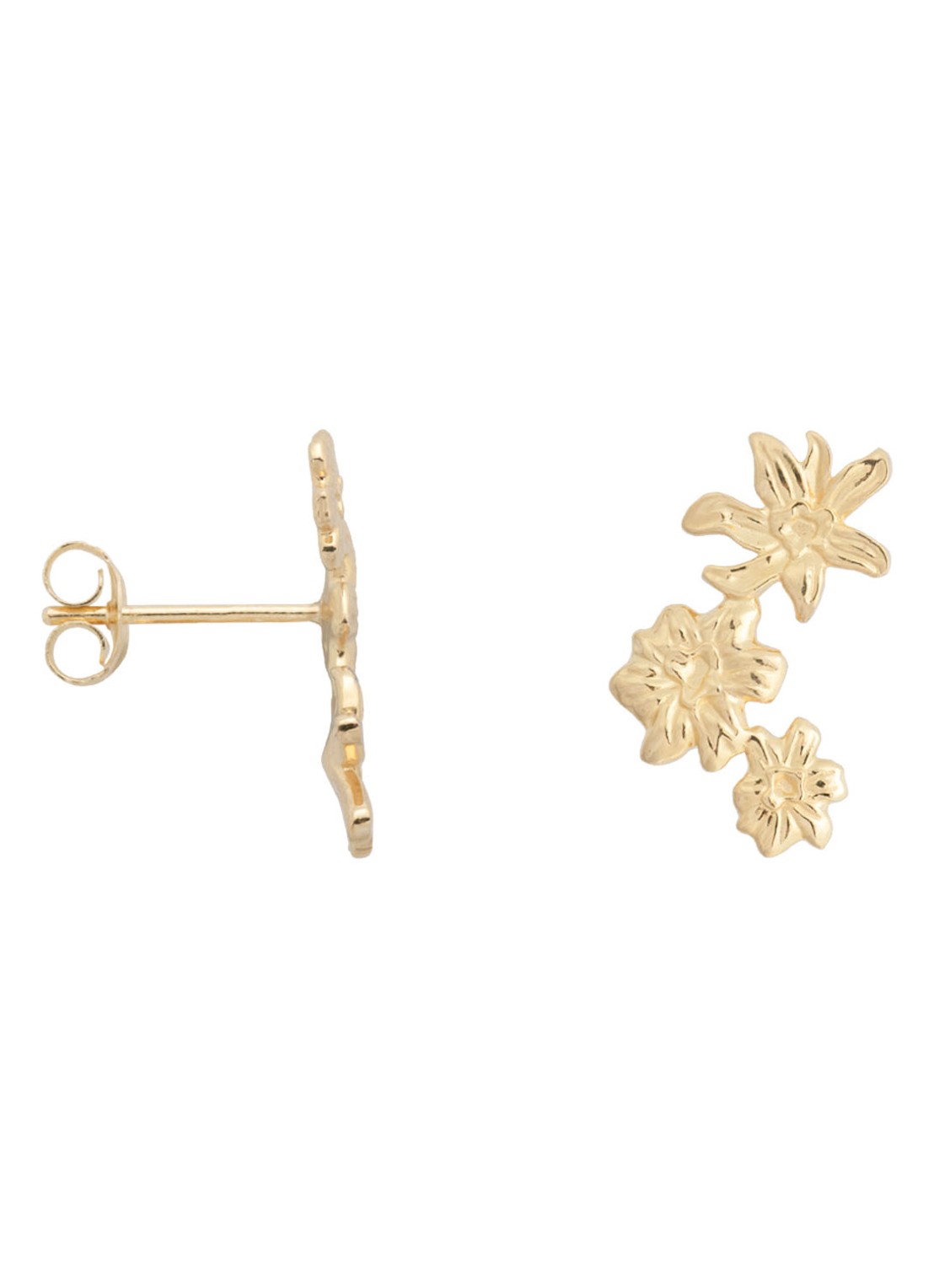 Anna + Nina La Perla ring verguld - detail goud