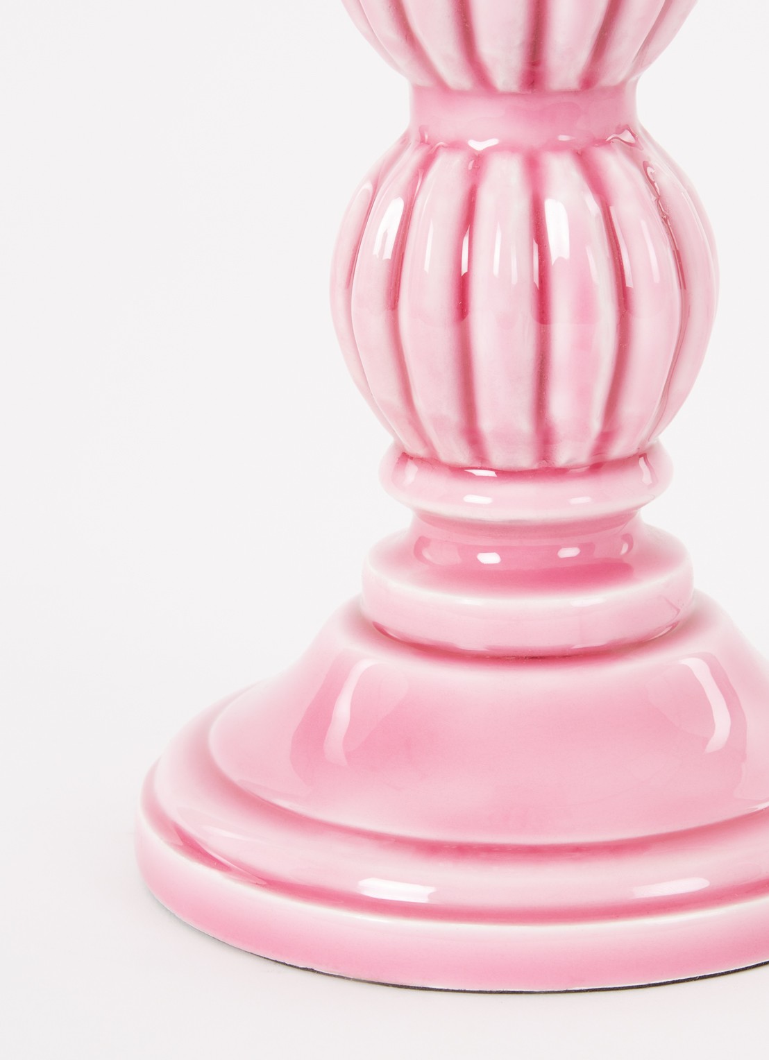 Anna + Nina Lennon lampvoet 43 x 15 cm - detail 2 roze