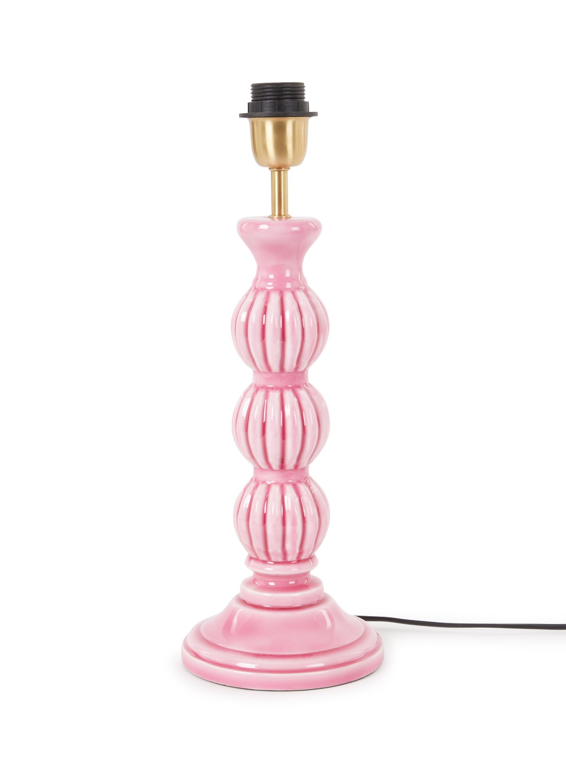 Anna + Nina Lennon lampvoet 43 x 15 cm - voorkant roze