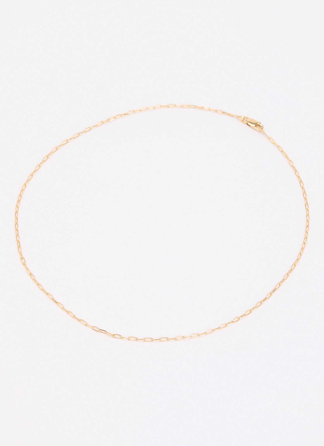 Anna + Nina Link ketting verguld - detail 4 goud