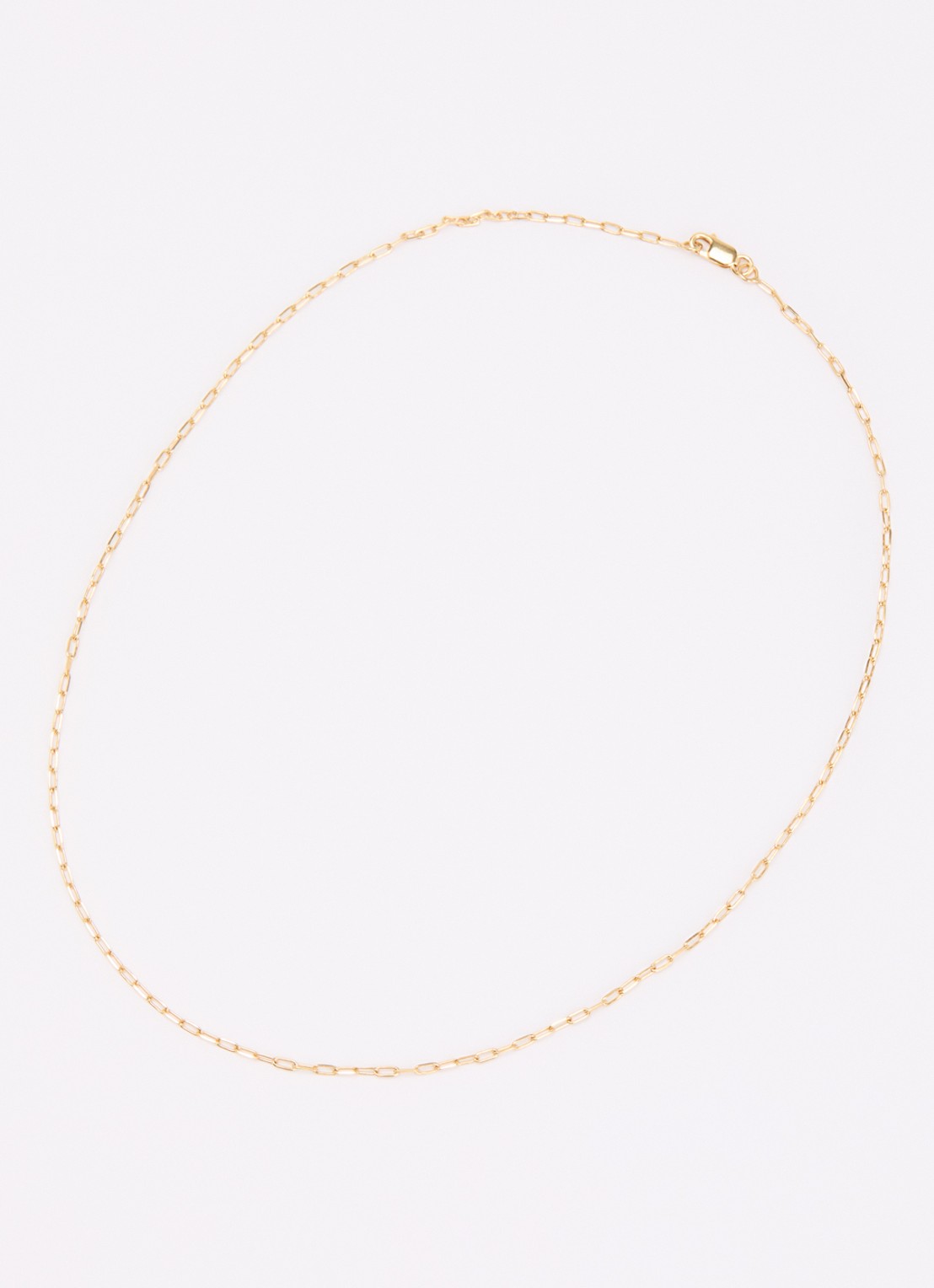 Anna + Nina Link ketting verguld - detail 6 goud