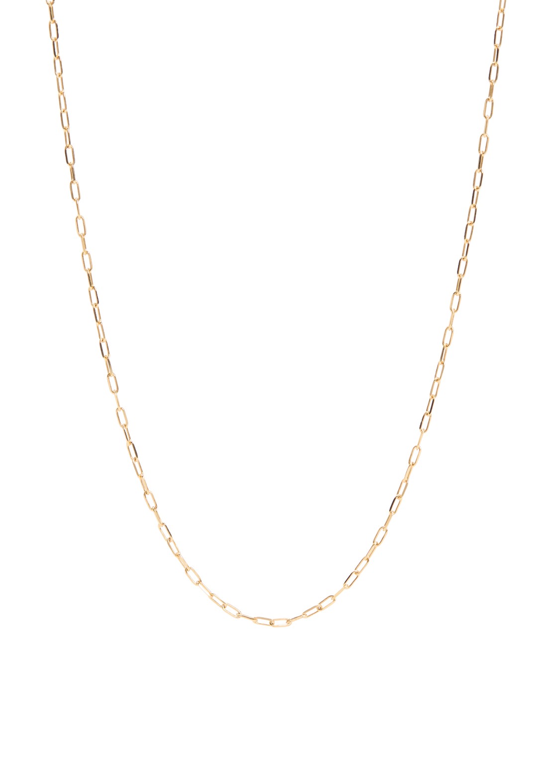 Anna + Nina Link ketting verguld - voorkant 3 goud