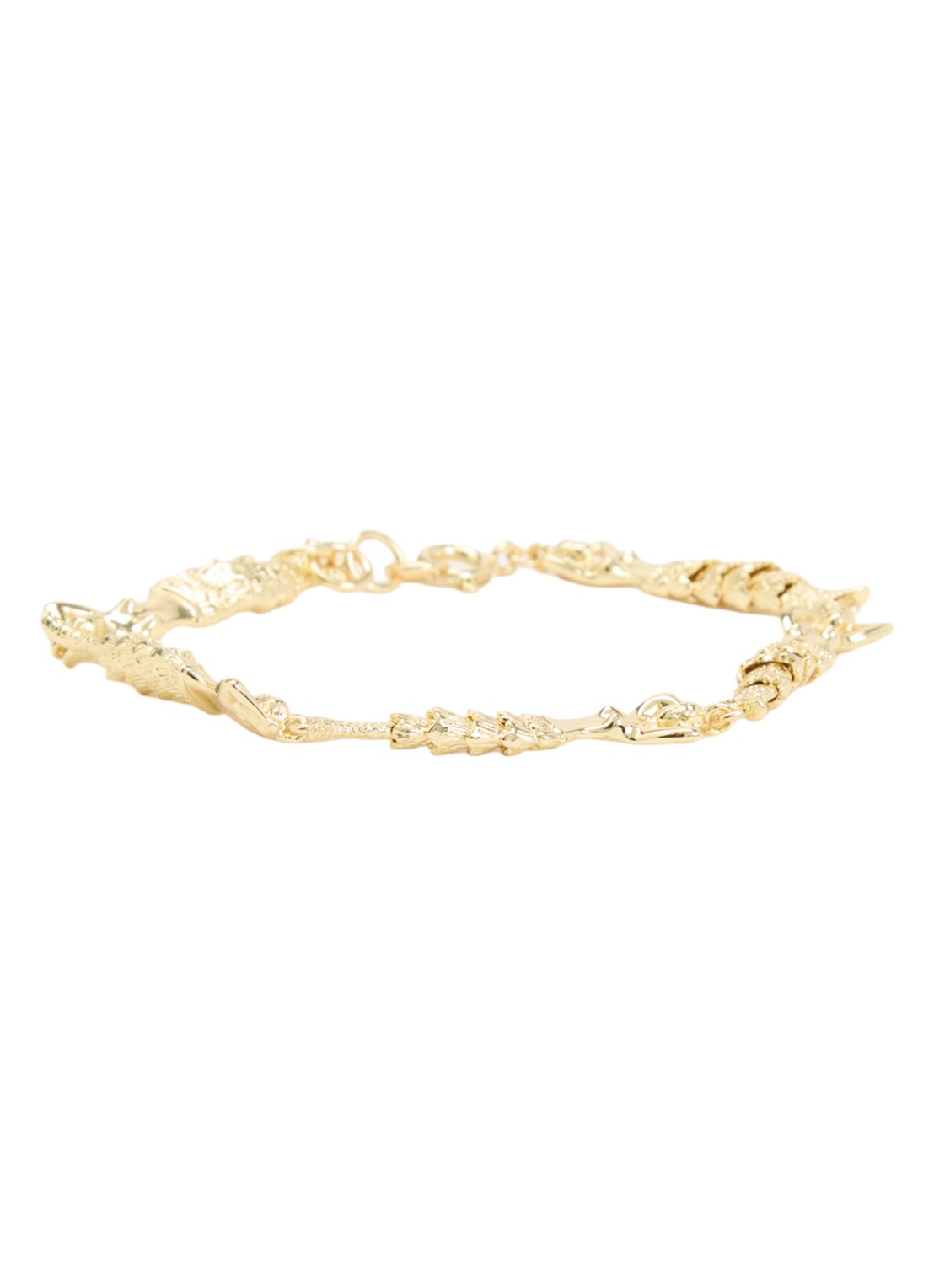 Anna + Nina Mermaid armband verguld - voorkant 2 goud