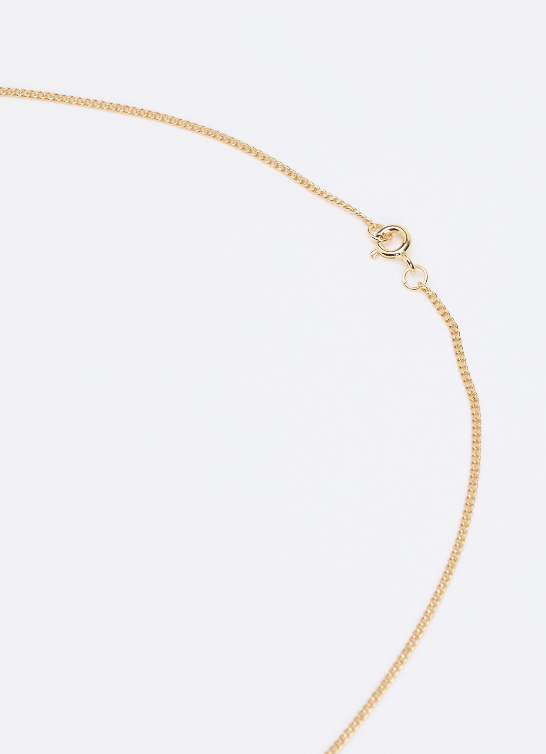 Anna + Nina Mix It Up ketting met hanger - detail 3 goud