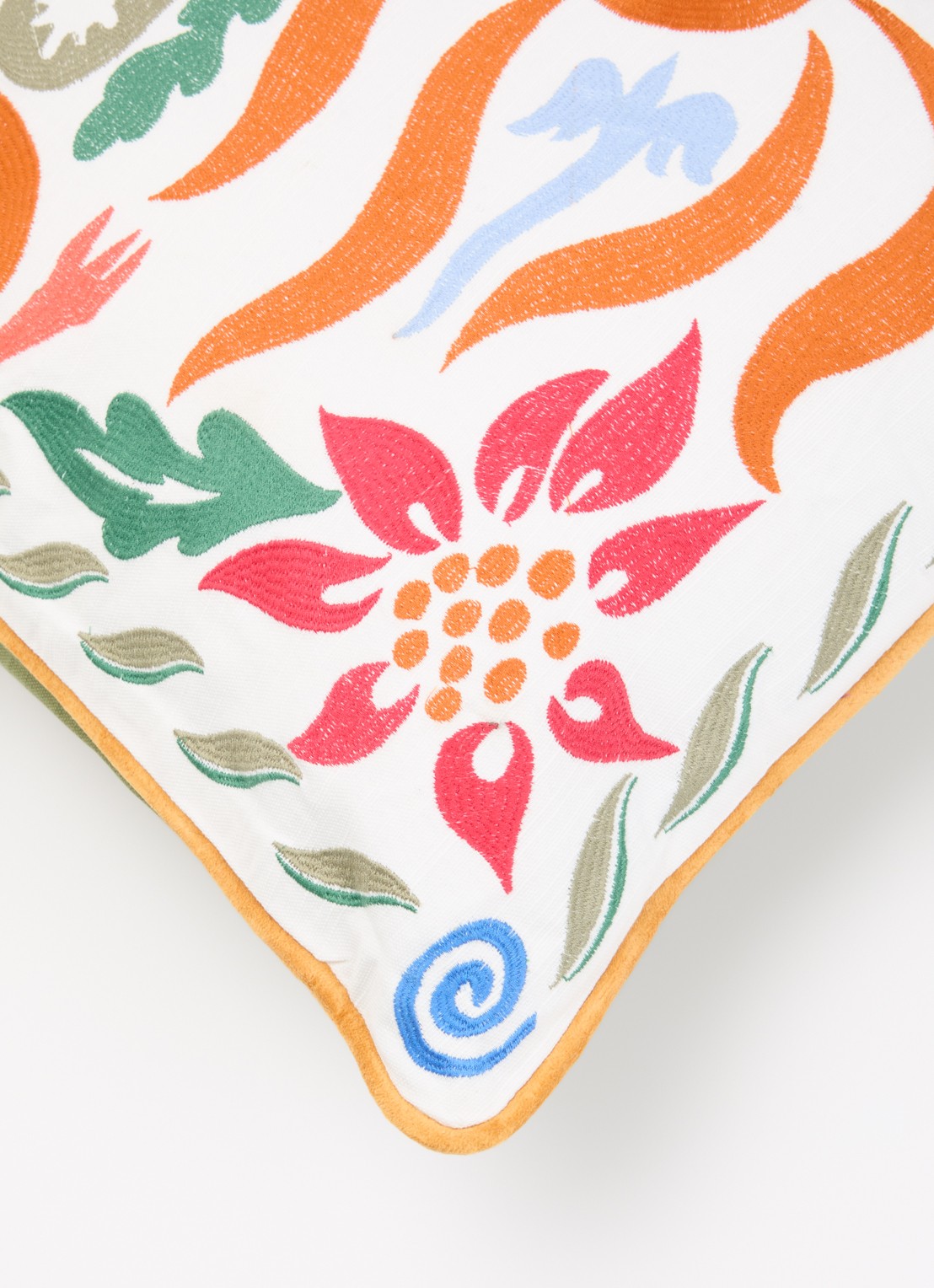 Anna + Nina Oasis sierkussen 40 x 60 cm  - detail 4 groen