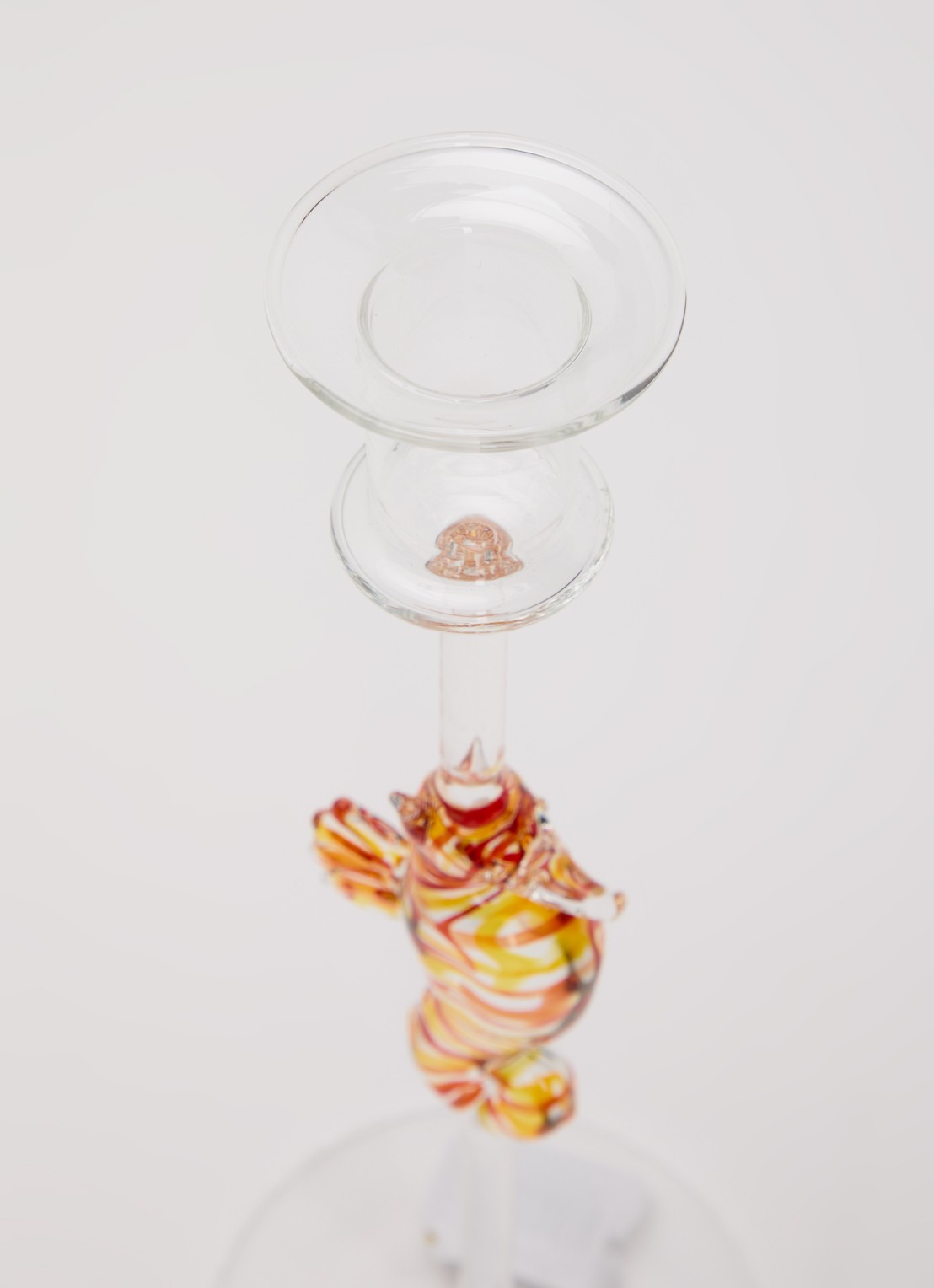 Anna + Nina Seahorse kandelaar 30 cm - voorkant 2 multicolor