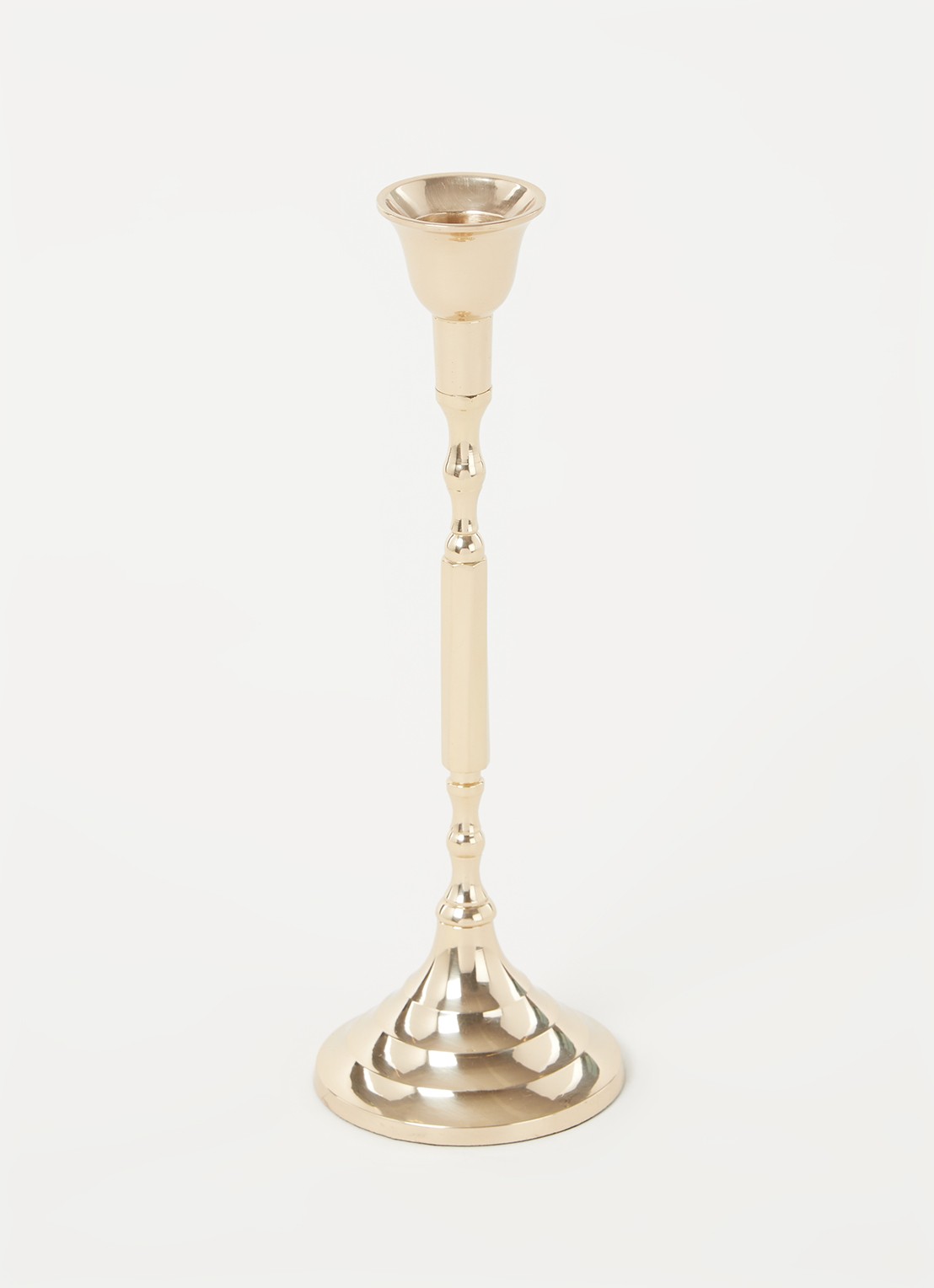 Anna + Nina Tall kandelaar 23 cm - voorkant 3 goud