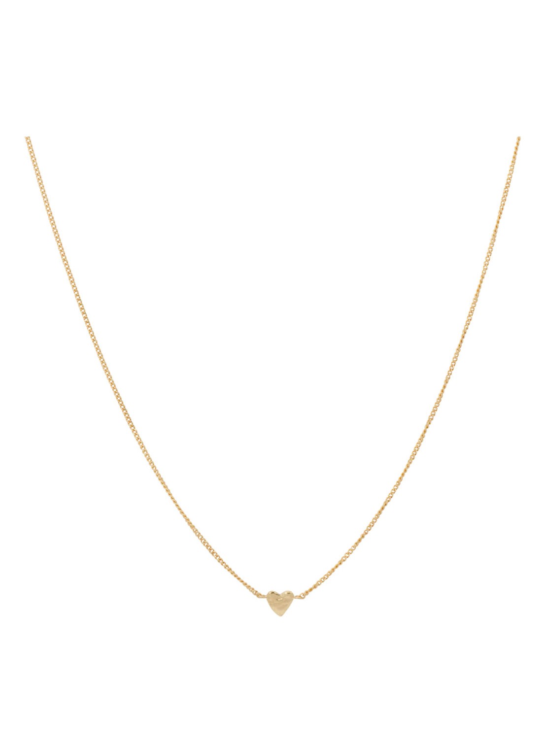 Anna + Nina Te Quiero ketting verguld - voorkant 2 goud