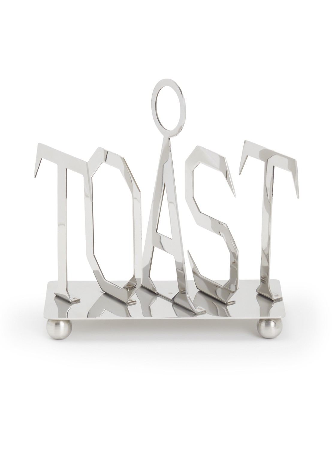 Anna + Nina Toast it toastrek 17 cm - voorkant zilver
