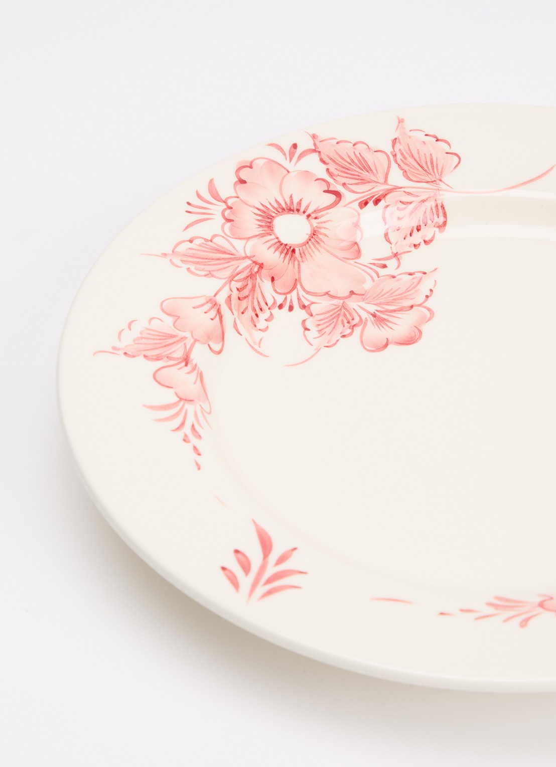 Anna + Nina Whimsical dinerbord 26 cm - detail 4 roze