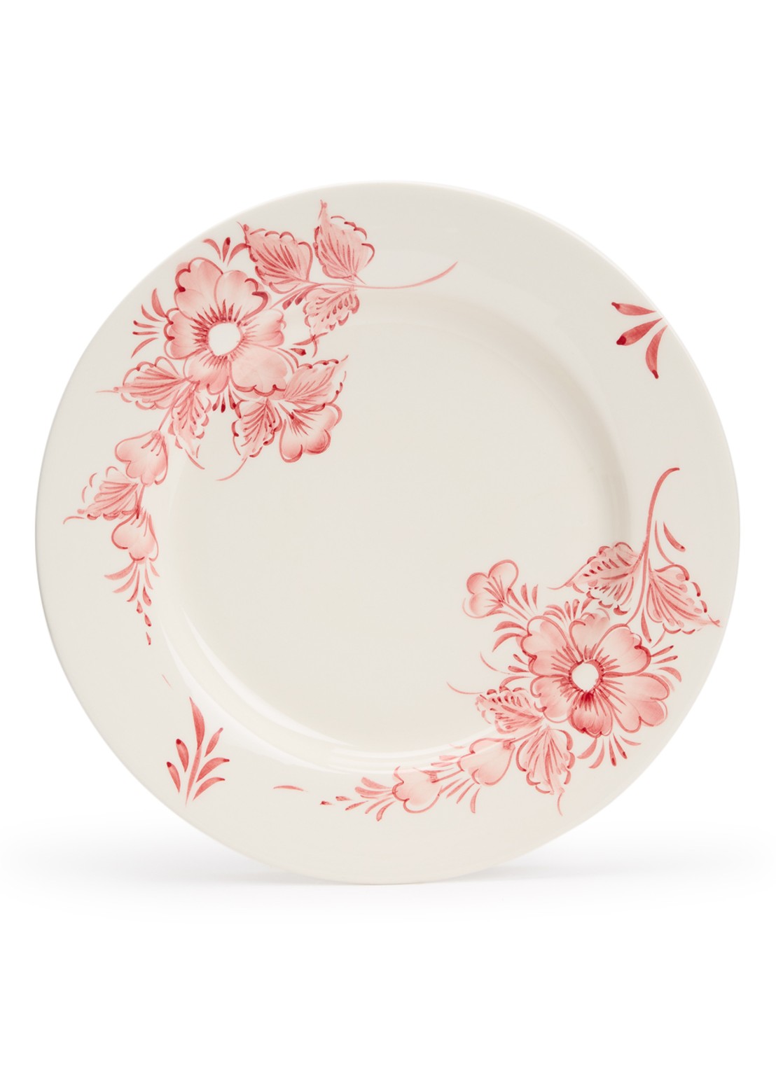 Anna + Nina Whimsical dinerbord 26 cm - voorkant 2 roze