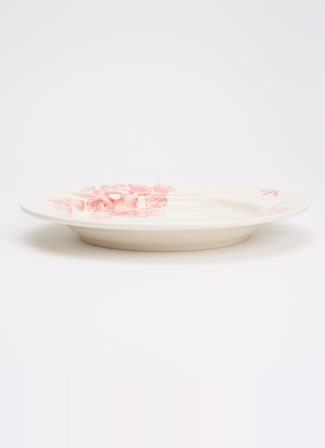 Anna + Nina Whimsical dinerbord 26 cm - voorkant 3 roze
