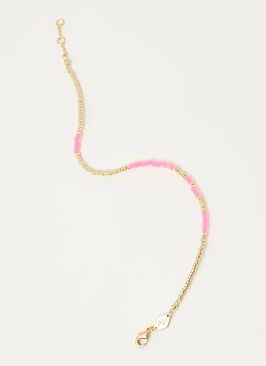 ANNI LU Asym armband met kralen  - detail 3 goud