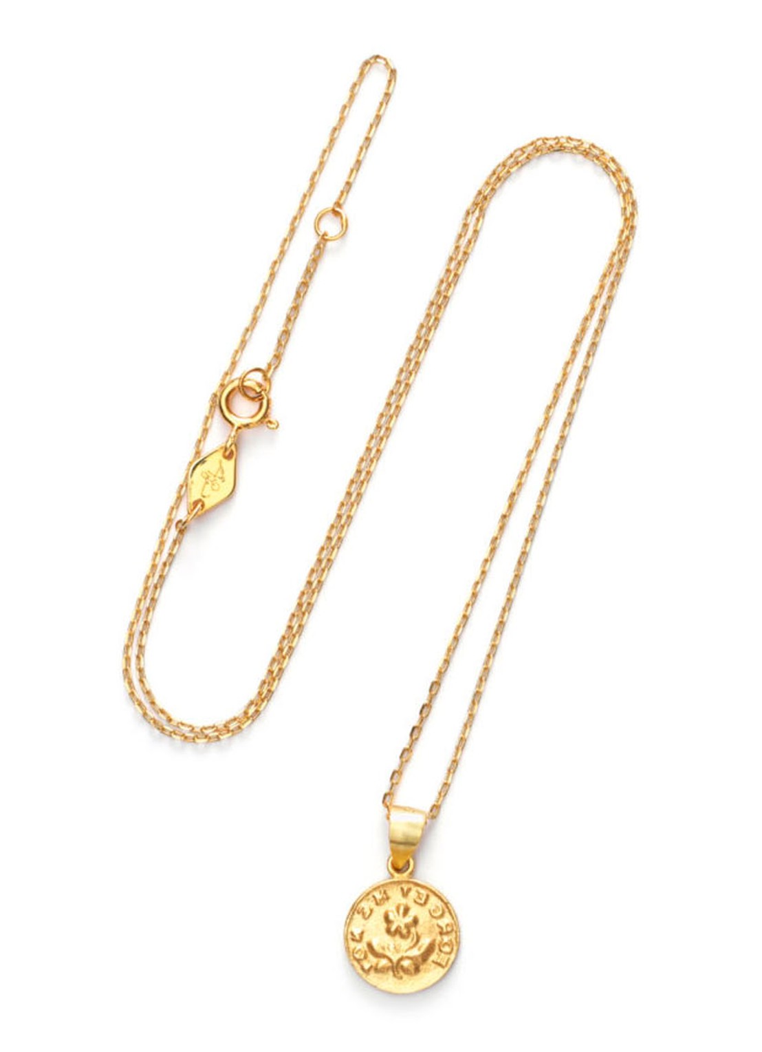 ANNI LU Forget Me Not hanger verguld - voorkant goud