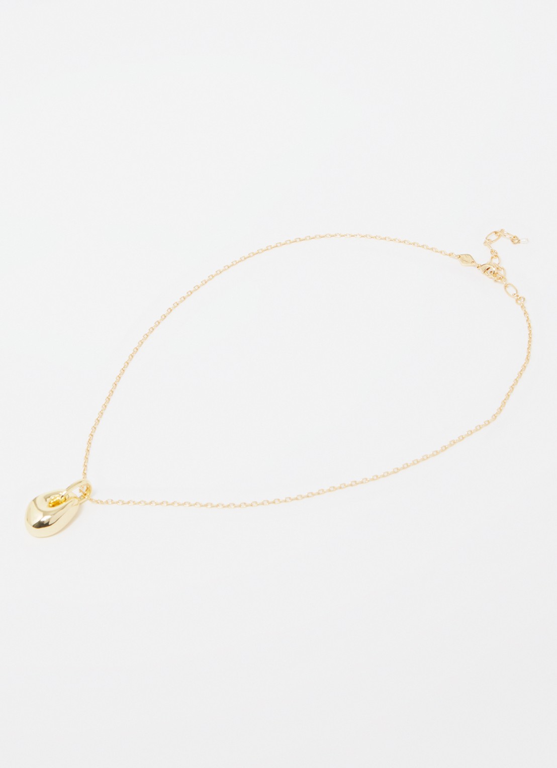 ANNI LU Golden Pebble ketting verguld - detail goud