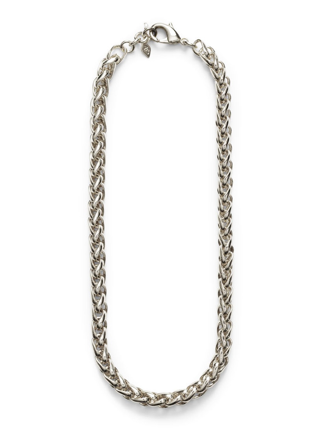 ANNI LU Liquid ketting van zilver - voorkant zilver