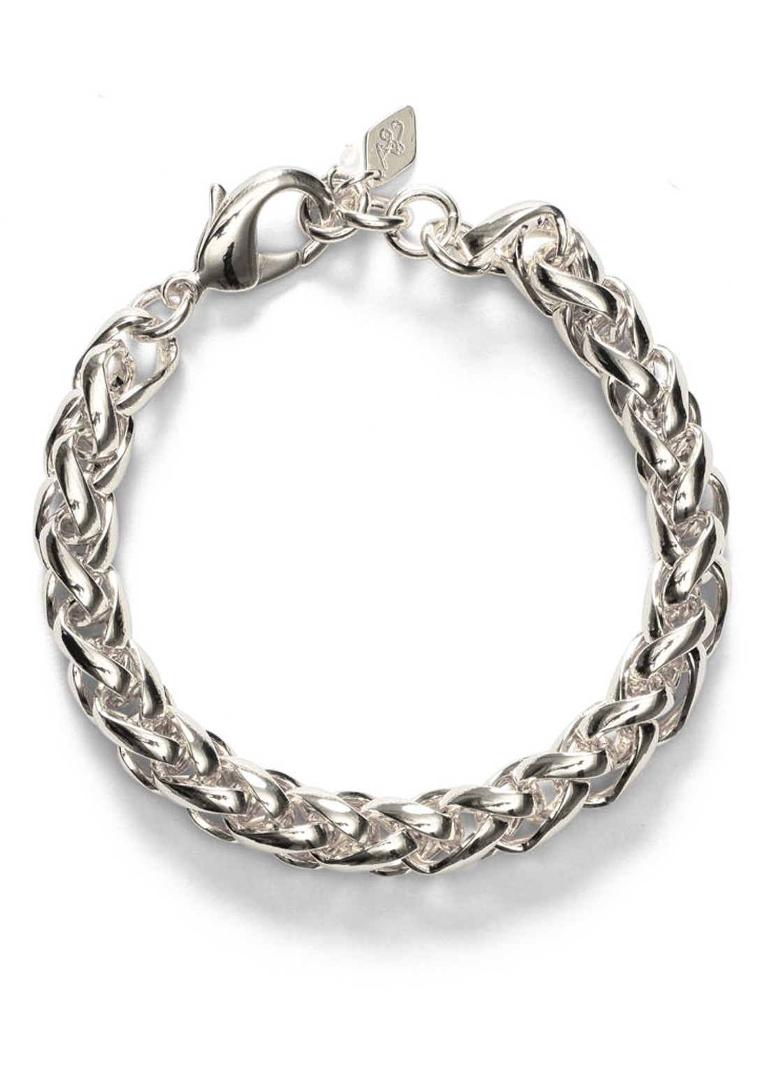 ANNI LU Liquid schakelarmband  - voorkant zilver