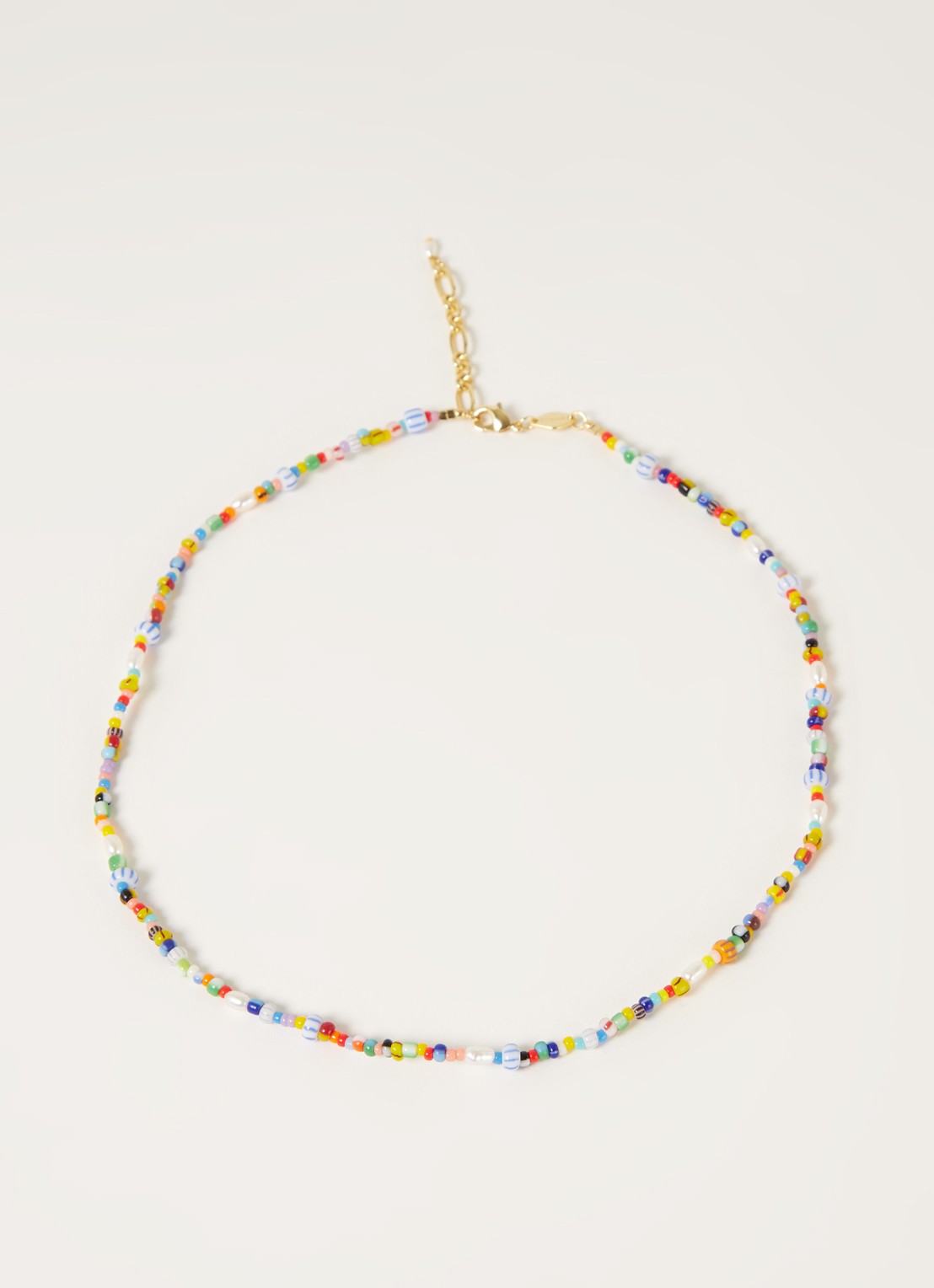 ANNI LU Petit Alaia ketting met glaskralen - detail 4 multicolor