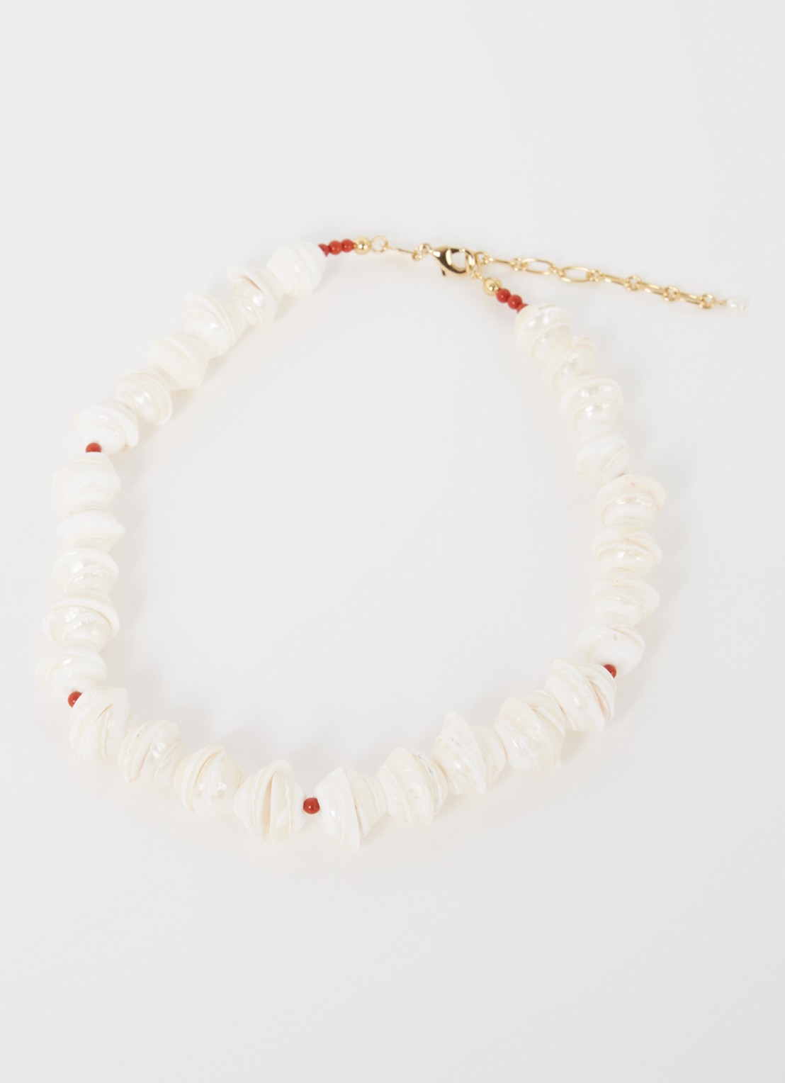ANNI LU Seashell Smiles ketting  - detail goud