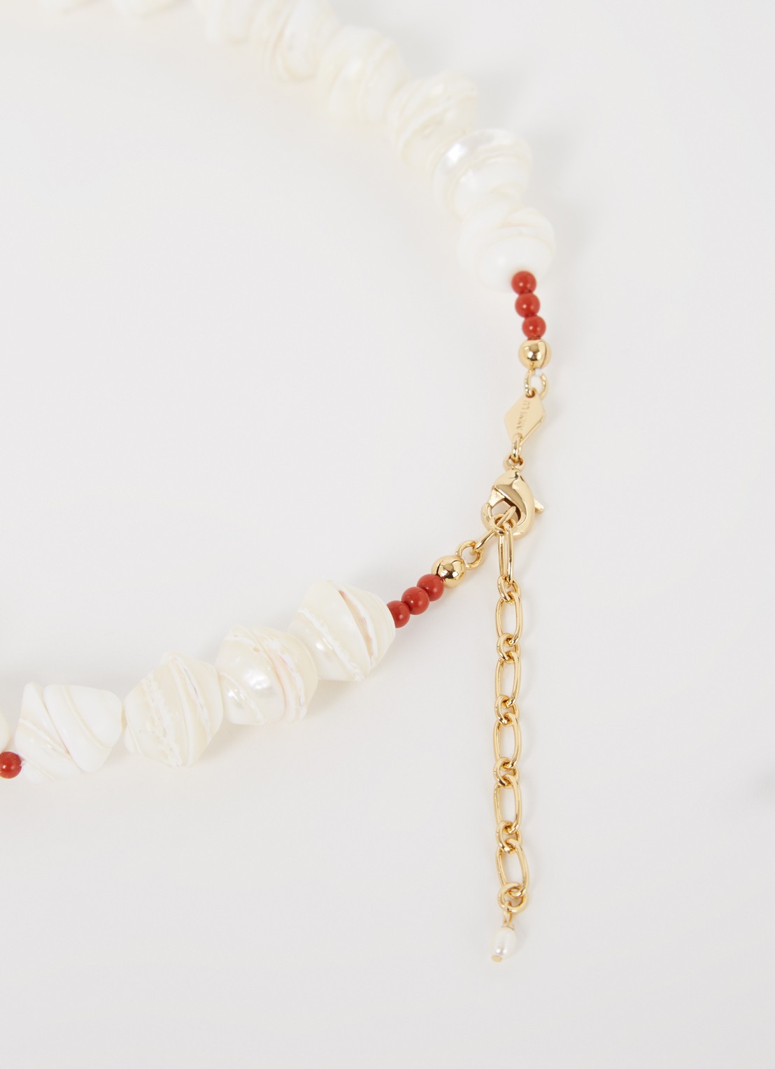 ANNI LU Seashell Smiles ketting  - detail 2 goud
