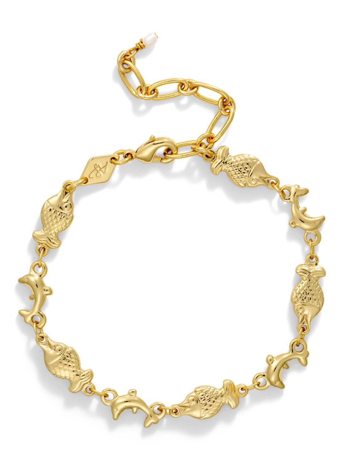 ANNI LU Summerstuff armband verguld  - voorkant goud
