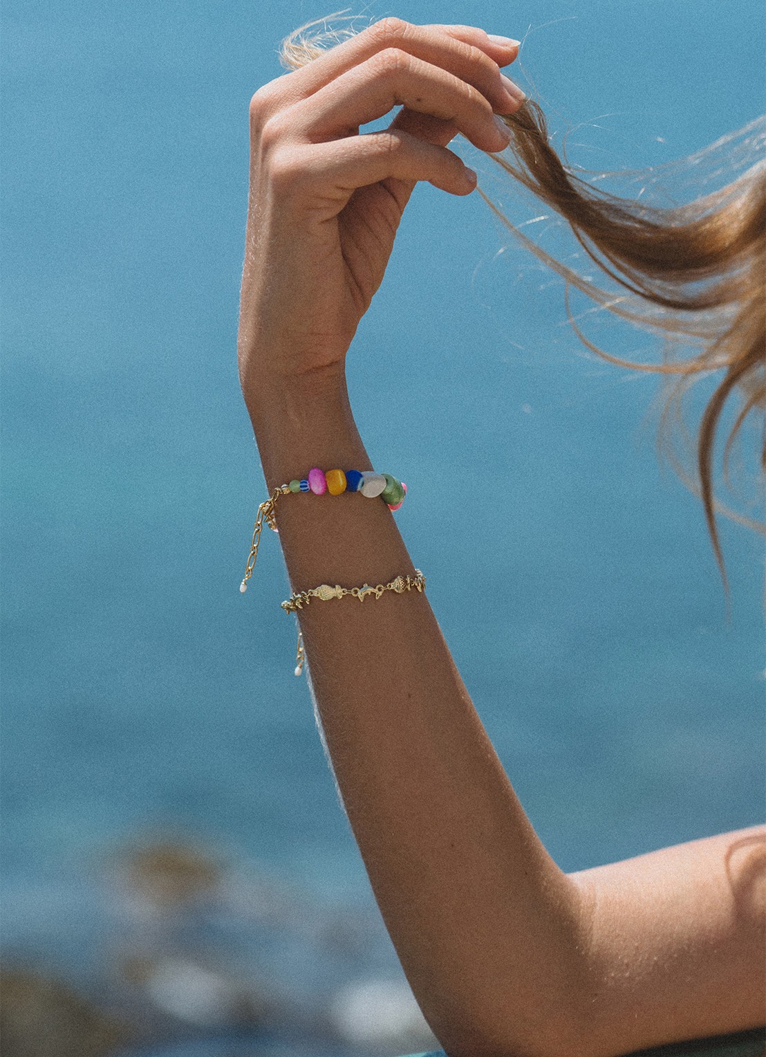 ANNI LU Summerstuff armband verguld  - voorkant 2 goud