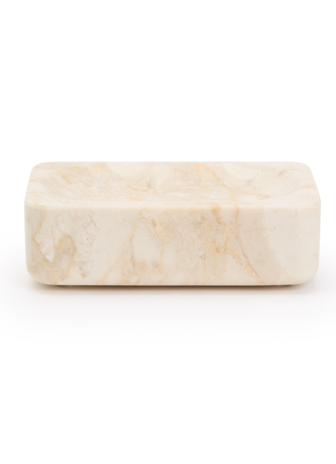 Aquanova Blake zeepbakje 10 cm - voorkant beige