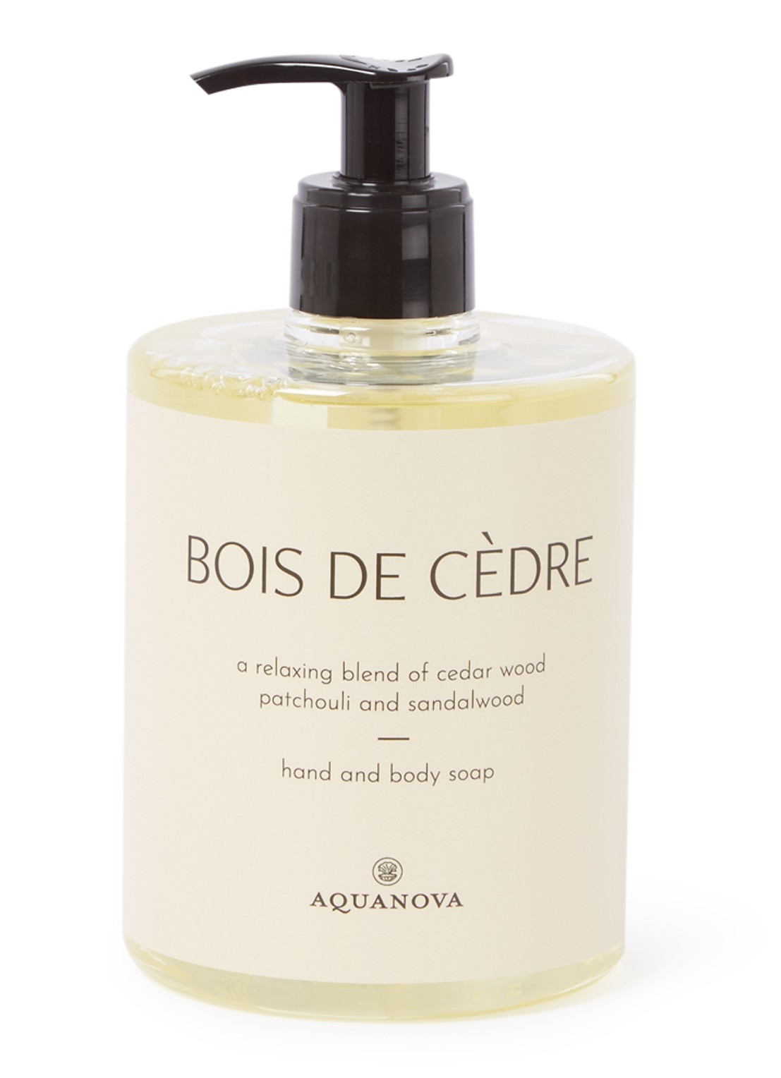 Aquanova Bois de Cèdre handzeep 500 ml  - voorkant undefined