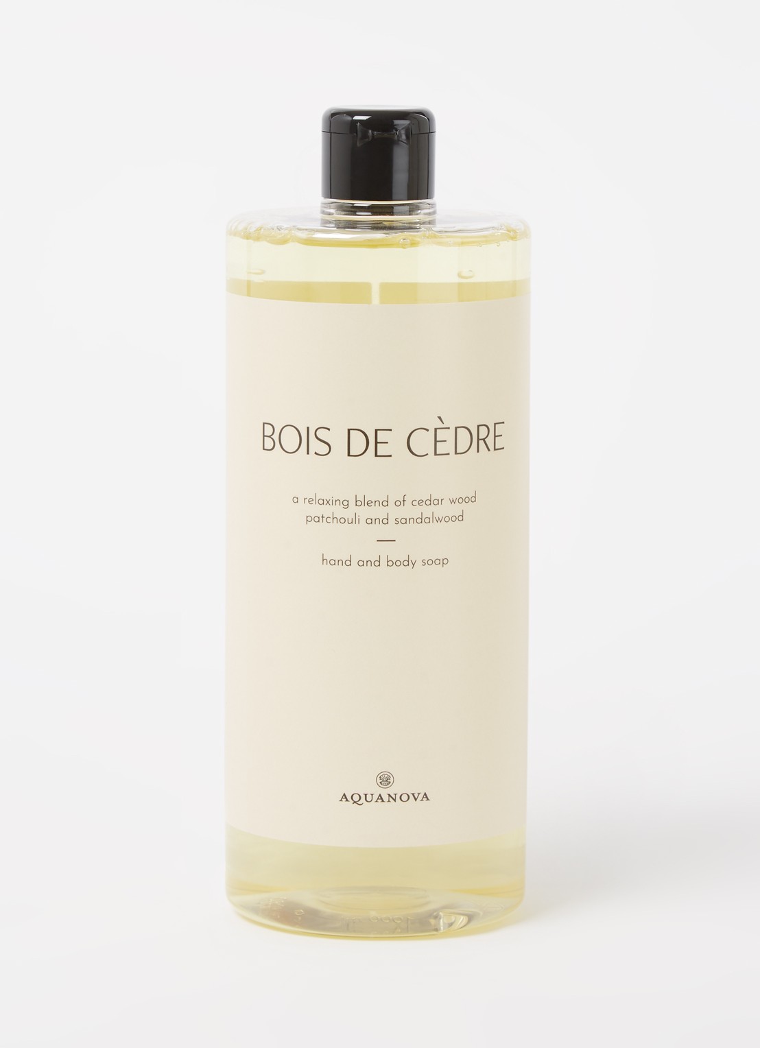 Aquanova Bois de Cèdre handzeep navulling 1000 ml  - voorkant 2 undefined