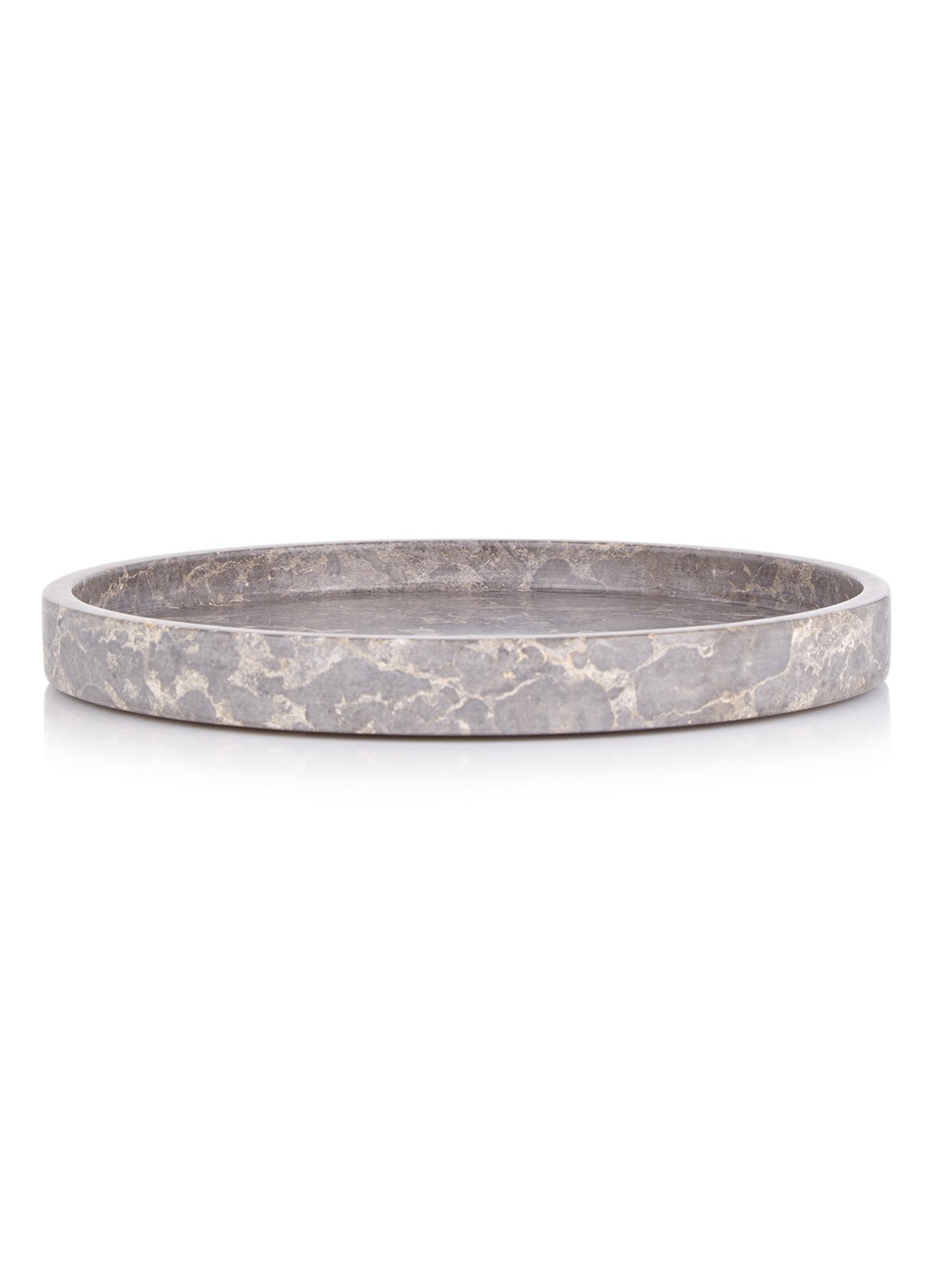 Aquanova Conor opbergplateau rond 30 cm - voorkant grijs
