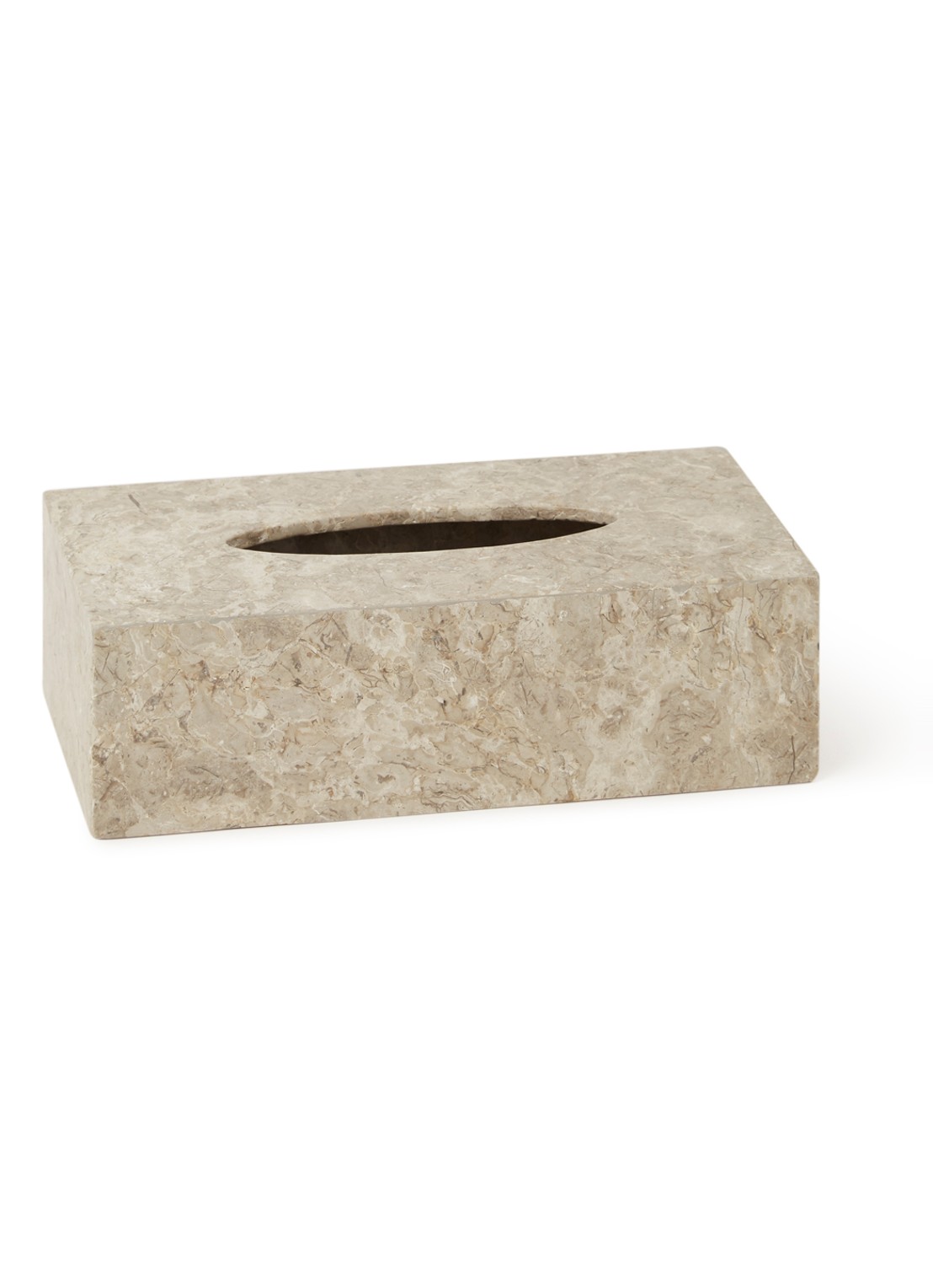 Aquanova Conor tissuebox - voorkant 2 donkerbeige
